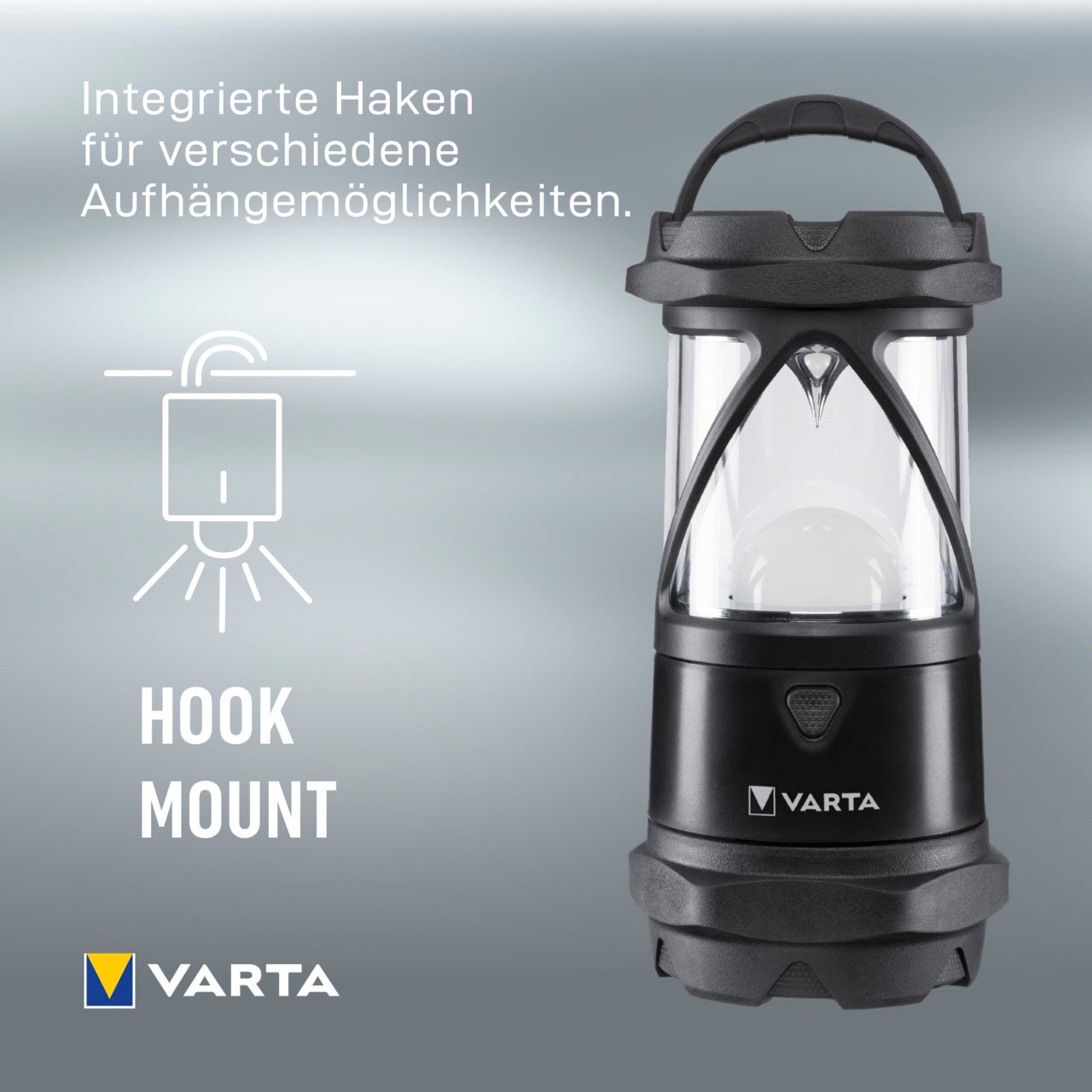 VARTA Laterne »Indestructible Linse wasser- staubdicht, und auf L30 LED«, Pro COB Reflektor Rechnung und BAUR stoßabsorbierend,bruchfeste 