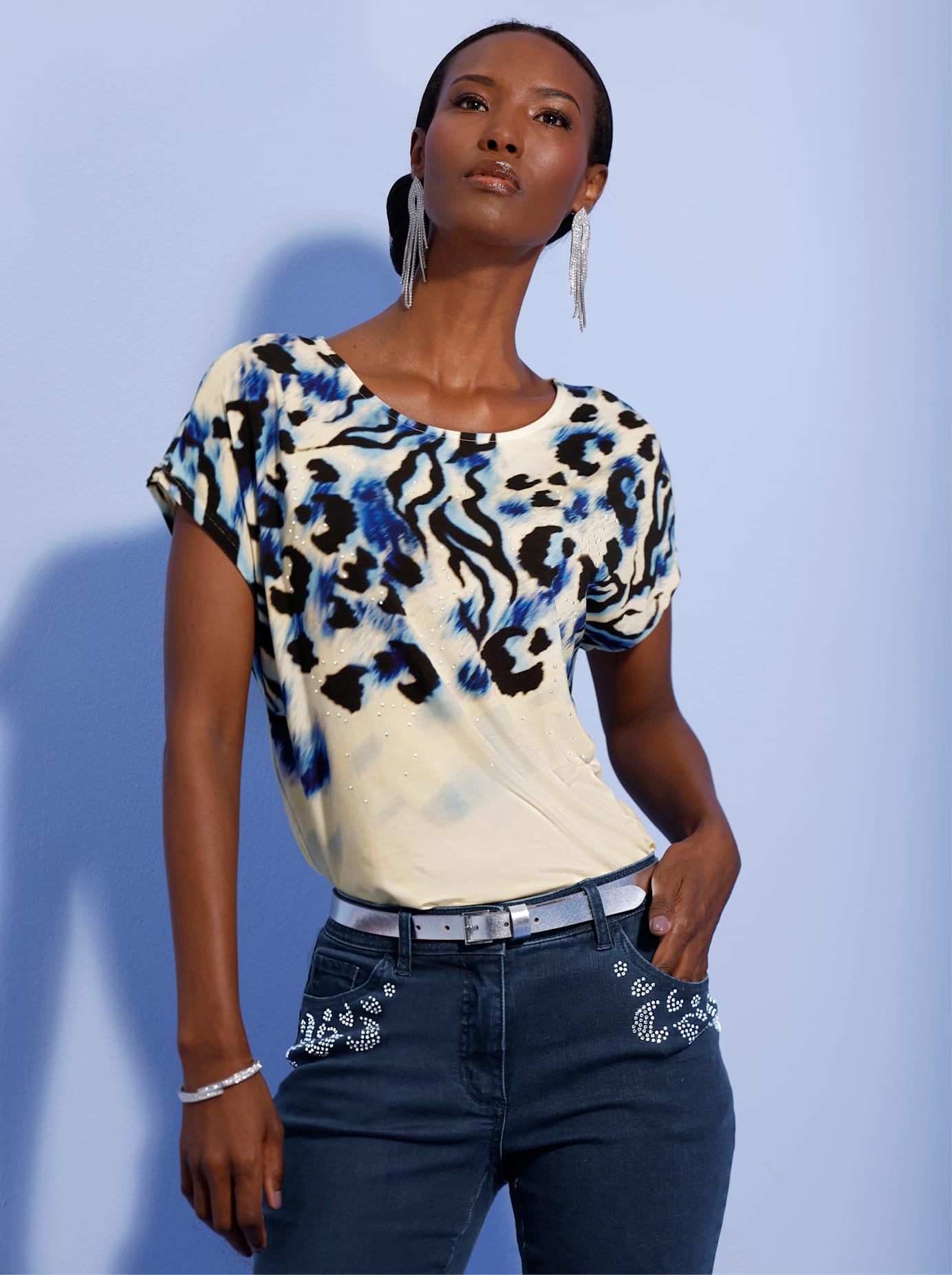 creation L "Lyocell-Shirt" 1 tlg.
