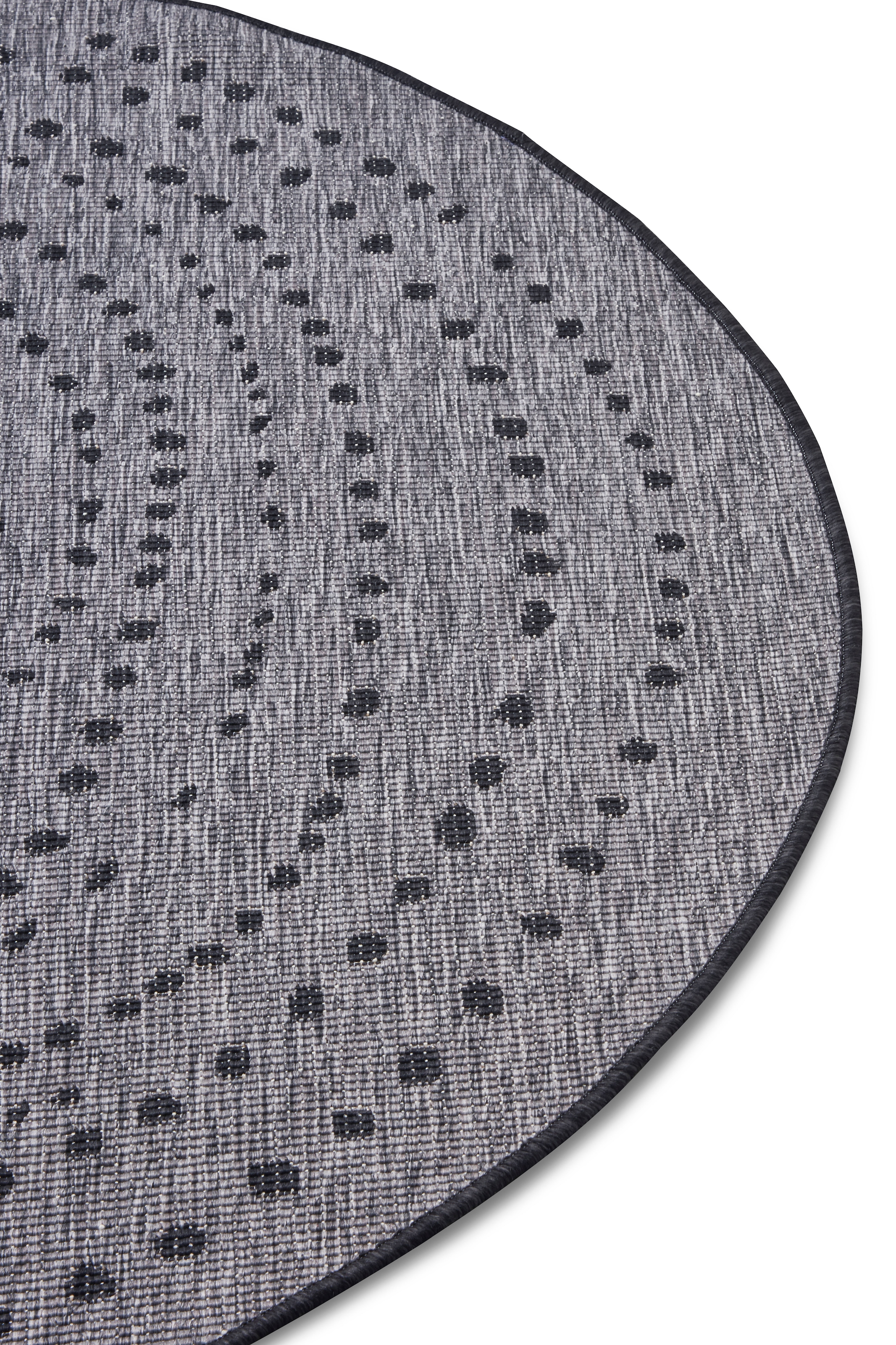 NORTHRUGS Teppich »Bali«, rund, 5 mm Höhe, In-& Outdoor, Wetterfest, Balkon, Garten, Wohnzimmer, Wasserfest