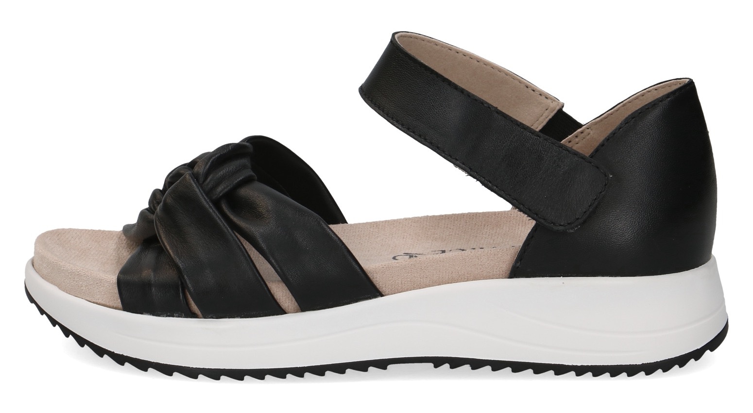 Caprice Riemchensandale, Keilsandalette, Sommerschuh, Bequemschuh mit Klettverschluss