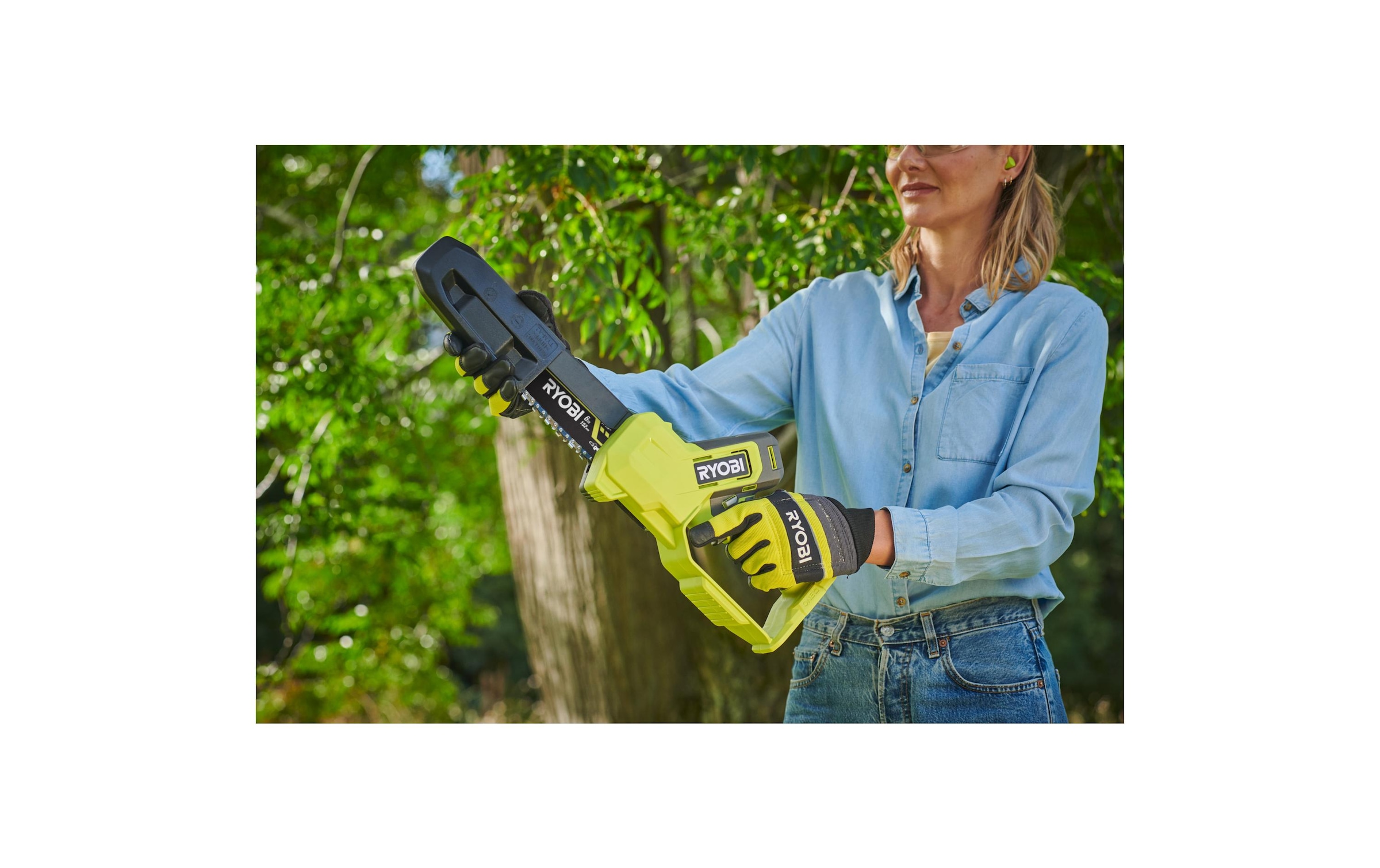 RYOBI Akku-Kettensäge »RYOBI 18 V, 15 cm, ohne Akku und Ladegerät«