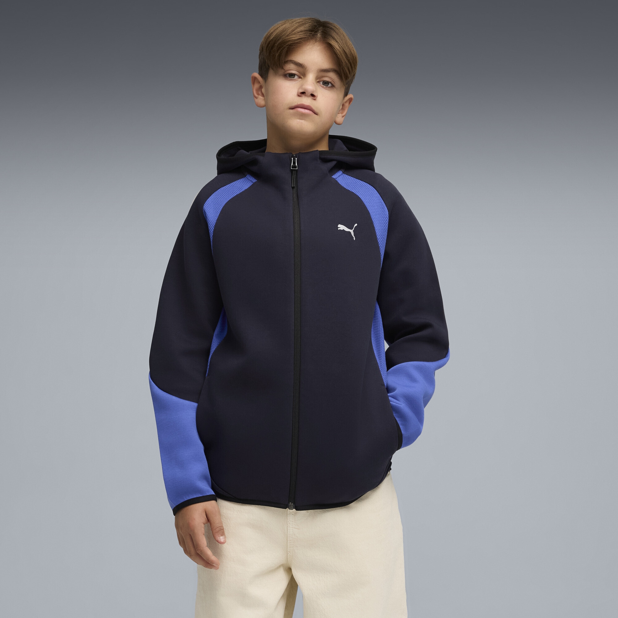 PUMA Sweatjacke »Evostripe Reißverschluss-Hoodie Jungen«