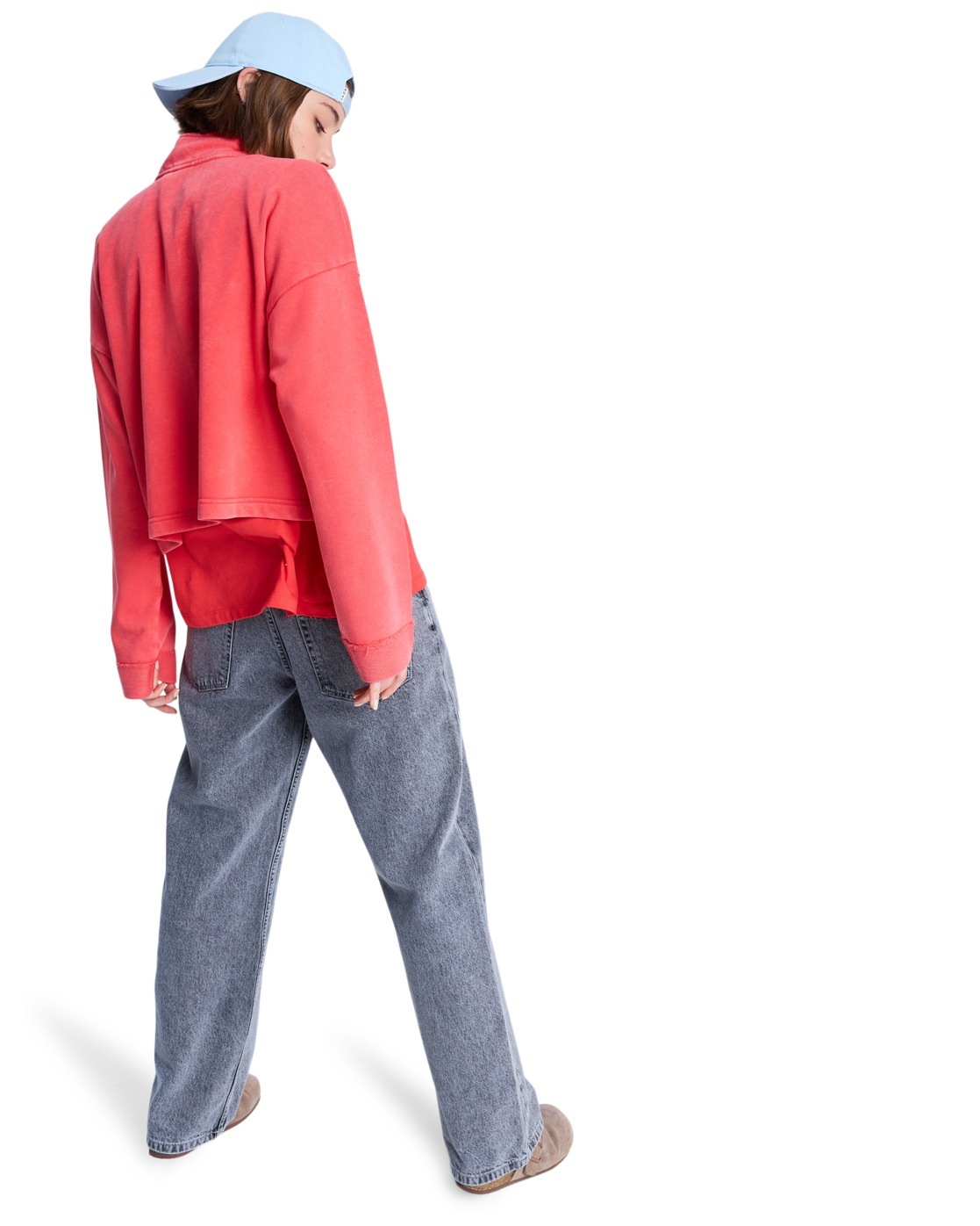 Roxy Loose-fit-Jeans "Dawn Patrol Mid Lava" günstig online kaufen