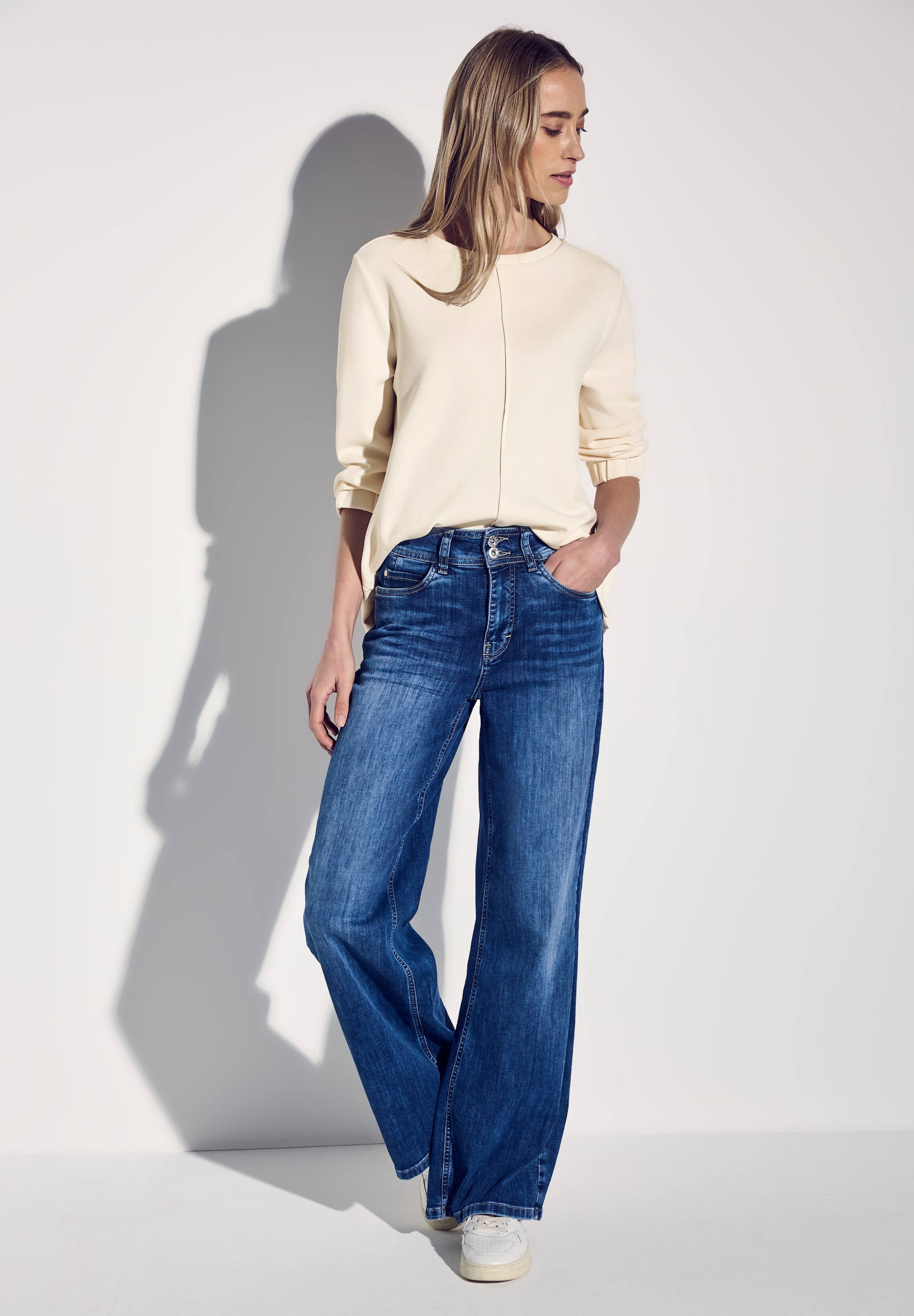 STREET ONE 3/4-Arm-Shirt, mit 3/4 Ärmeln
