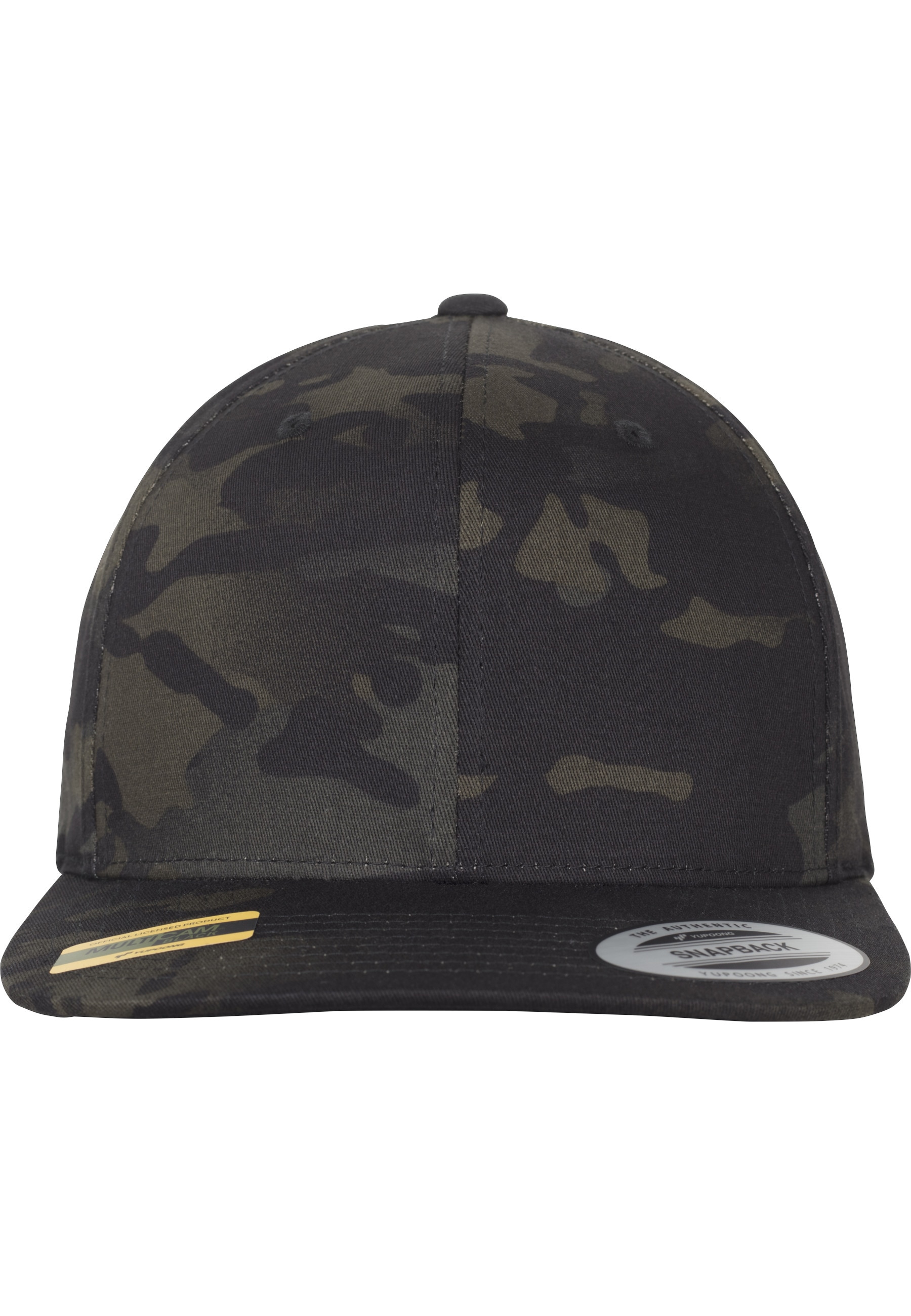 FLEXFIT Flex Cap "Flexfit Unisex Classic Snapback Multicam"schwarz multicam, 98% Baumwolle, 2% Elasthan, Caps