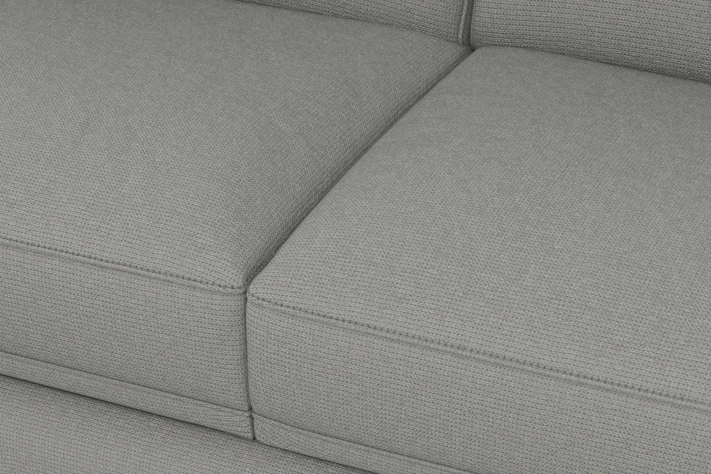 sit&more Wohnlandschaft »Dundee U-Form«, mit Federkern und Edelstahlfüßen, wahlweise mit Kopfteilverstellung
