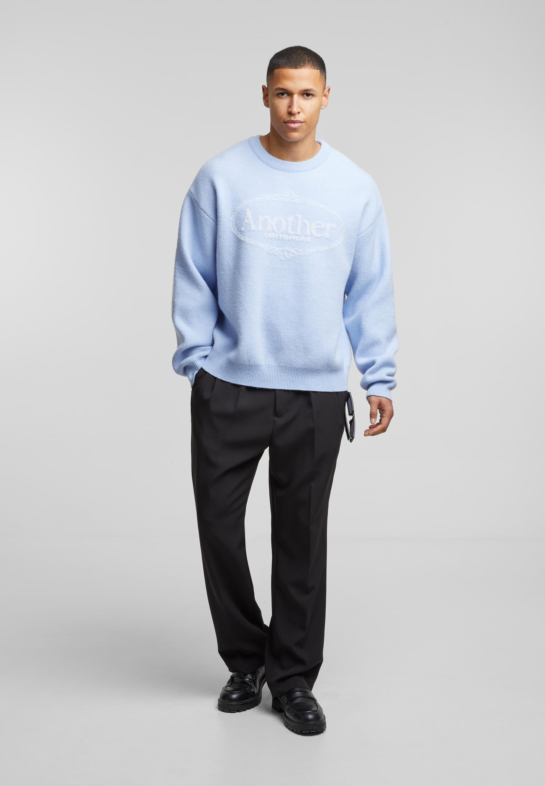 Another Cotton Lab Rundhalspullover »Another Cotton Lab Royal Chest Print Sweater«, (1 tlg.)