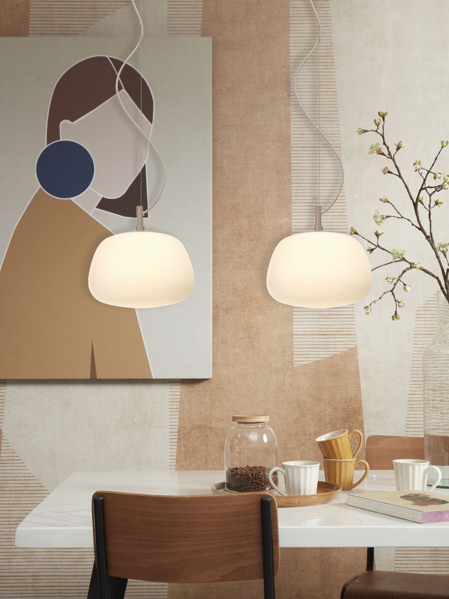 it's About RoMi Hängeleuchte »SAPPORO«, 1 flammig, Leuchtmittel E14 | LED wechselbar, Milchglass