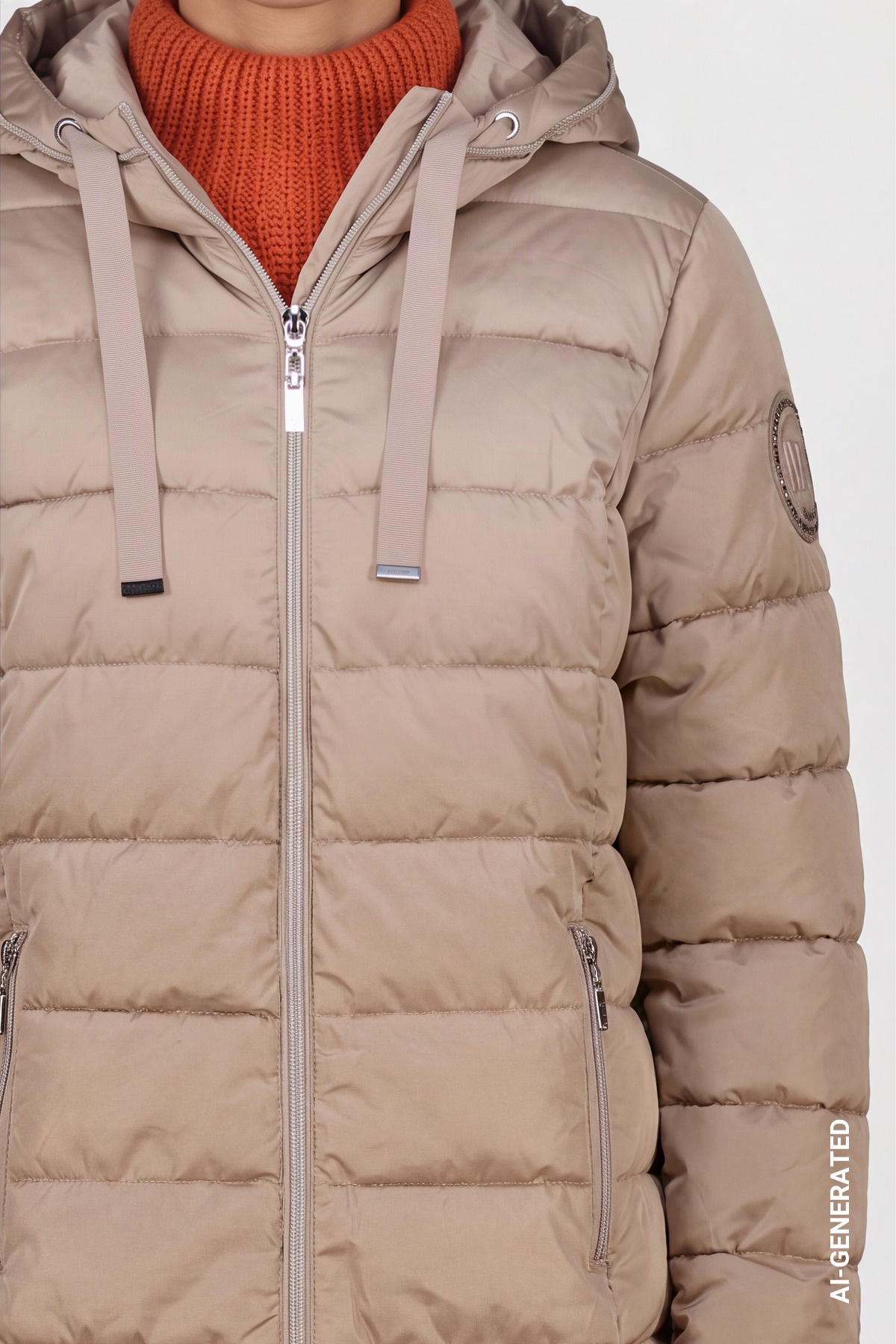 Monari Steppmantel Regular fit mit Kapuze