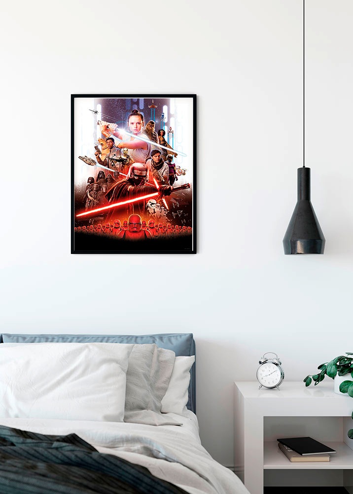 Komar Bild »Star Wars Movie Poster Rey«, Star Wars, (1 St.), Wandbild zur Dekoration im Kinderzimmer - ohne Rahmen