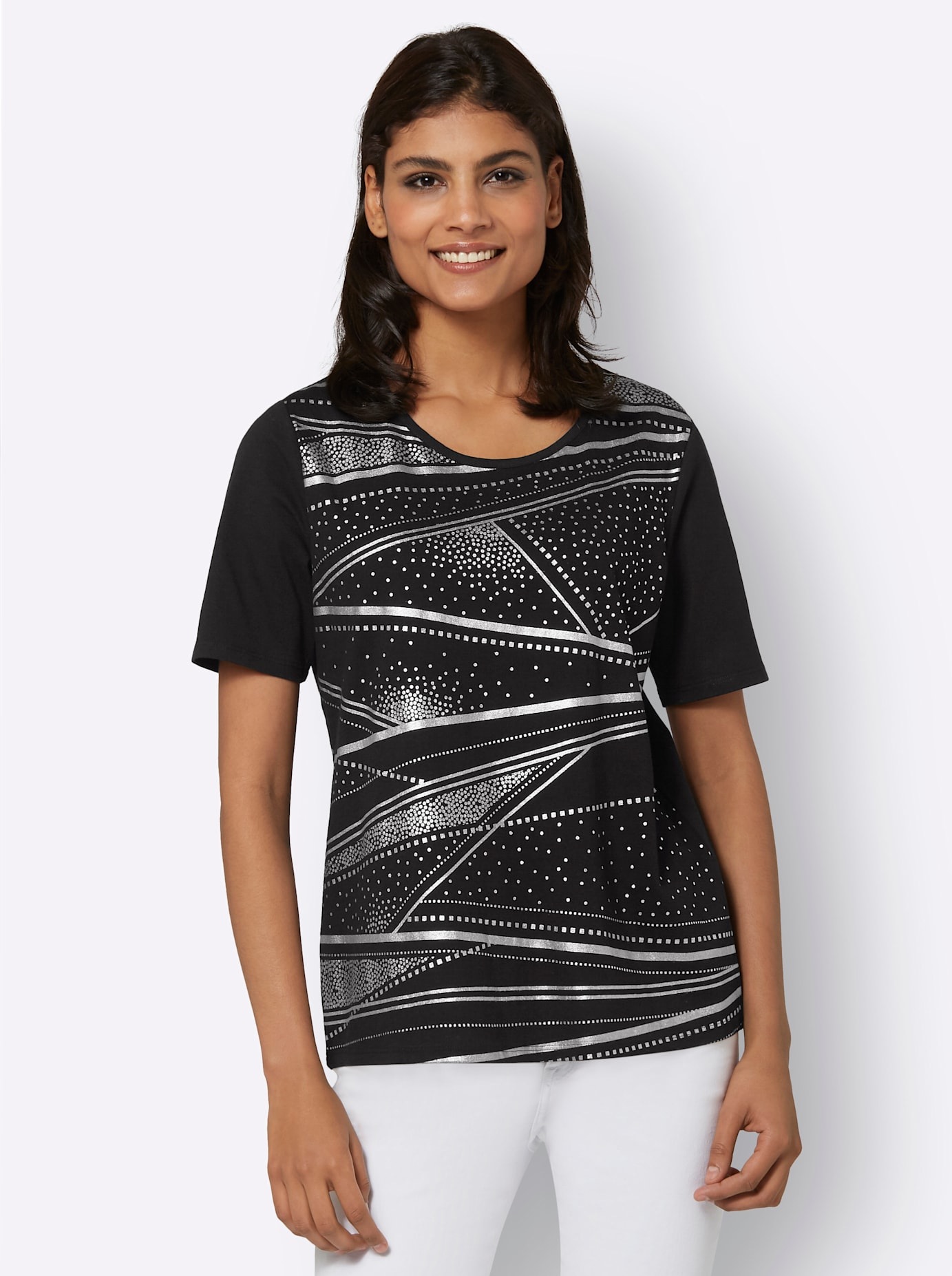 Classic Basics Kurzarmshirt "Kurzarm-Shirt" 1 Stk. tlg. günstig online kaufen