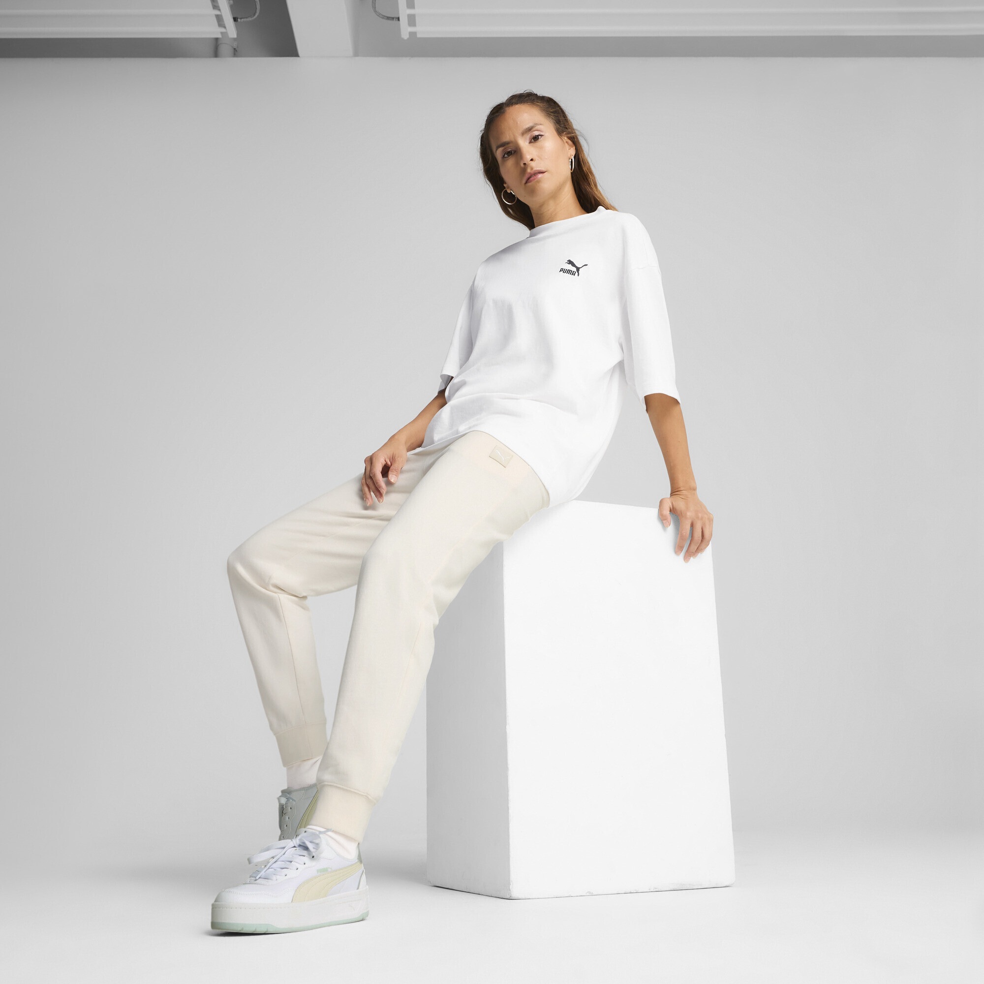 PUMA Sporthose »ESS ELEVATED Jogginghose Damen«