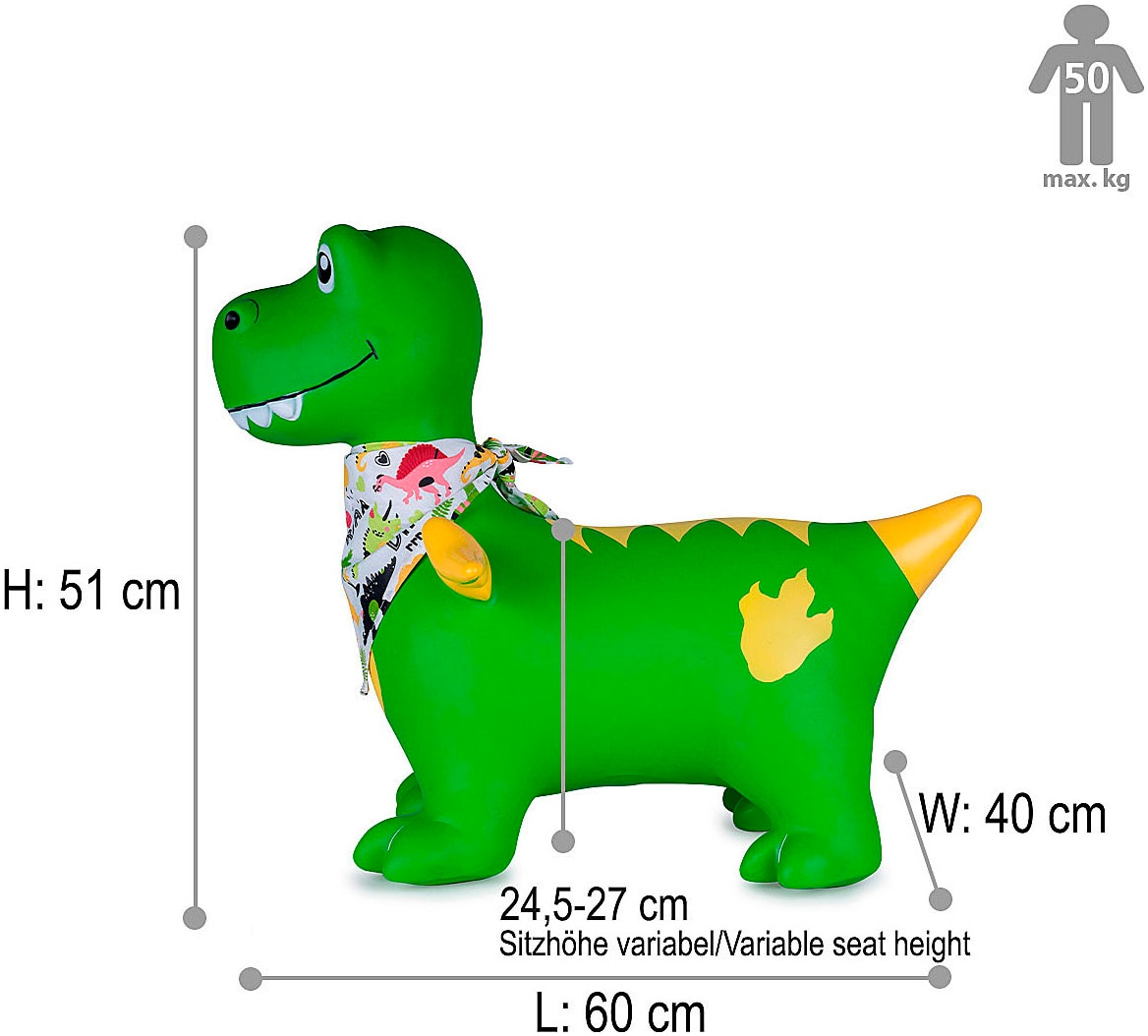 Jamara Hüpftier »Dino mit Flügel HoppyDoo, mit Pumpe«