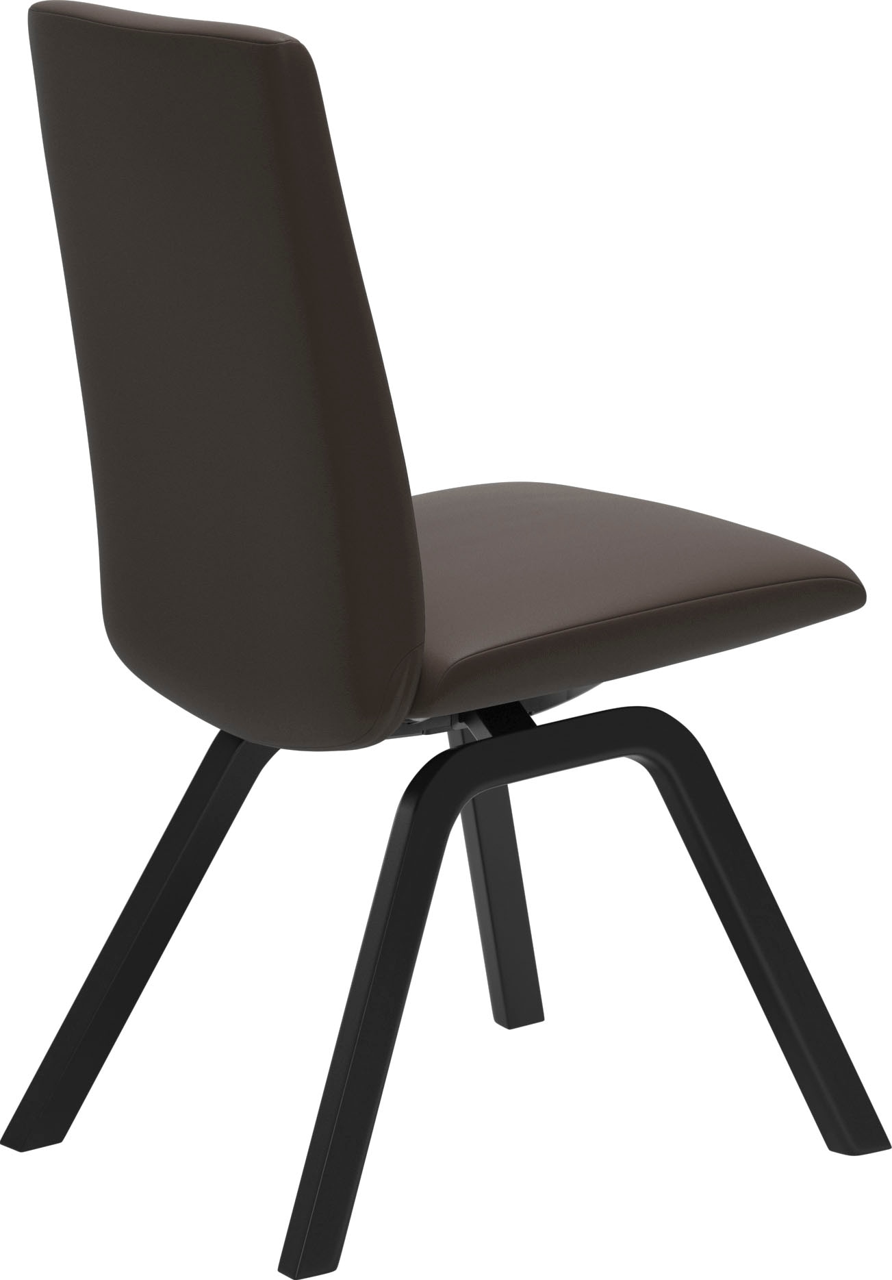 Stressless® Polsterstuhl »Laurel«, Leder BATICK, Low Back, Größe M, mit schräggestellten Beinen in Schwarz