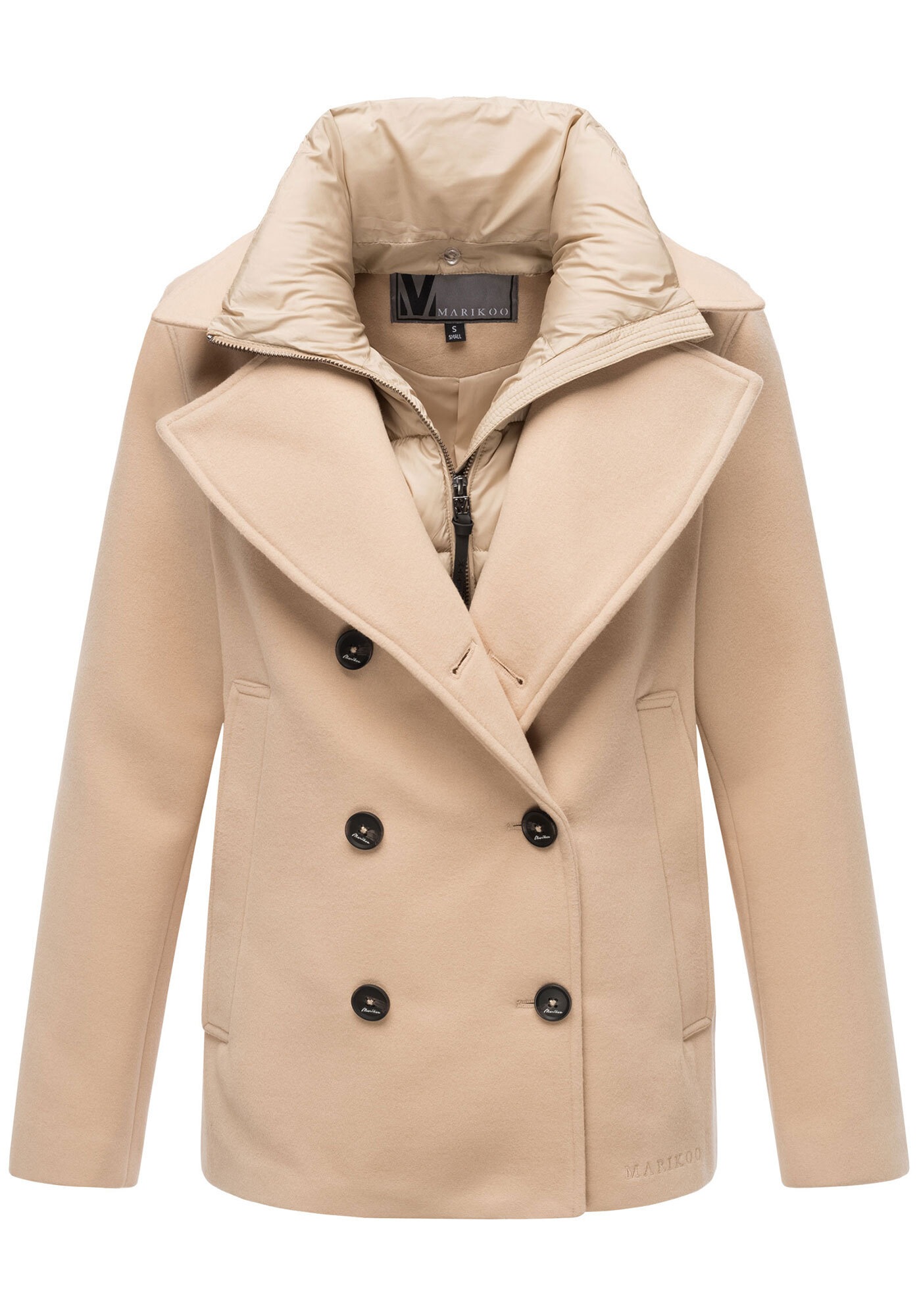 Marikoo Winterjacke "Aylaraa", Elegante Designer Winterjacke