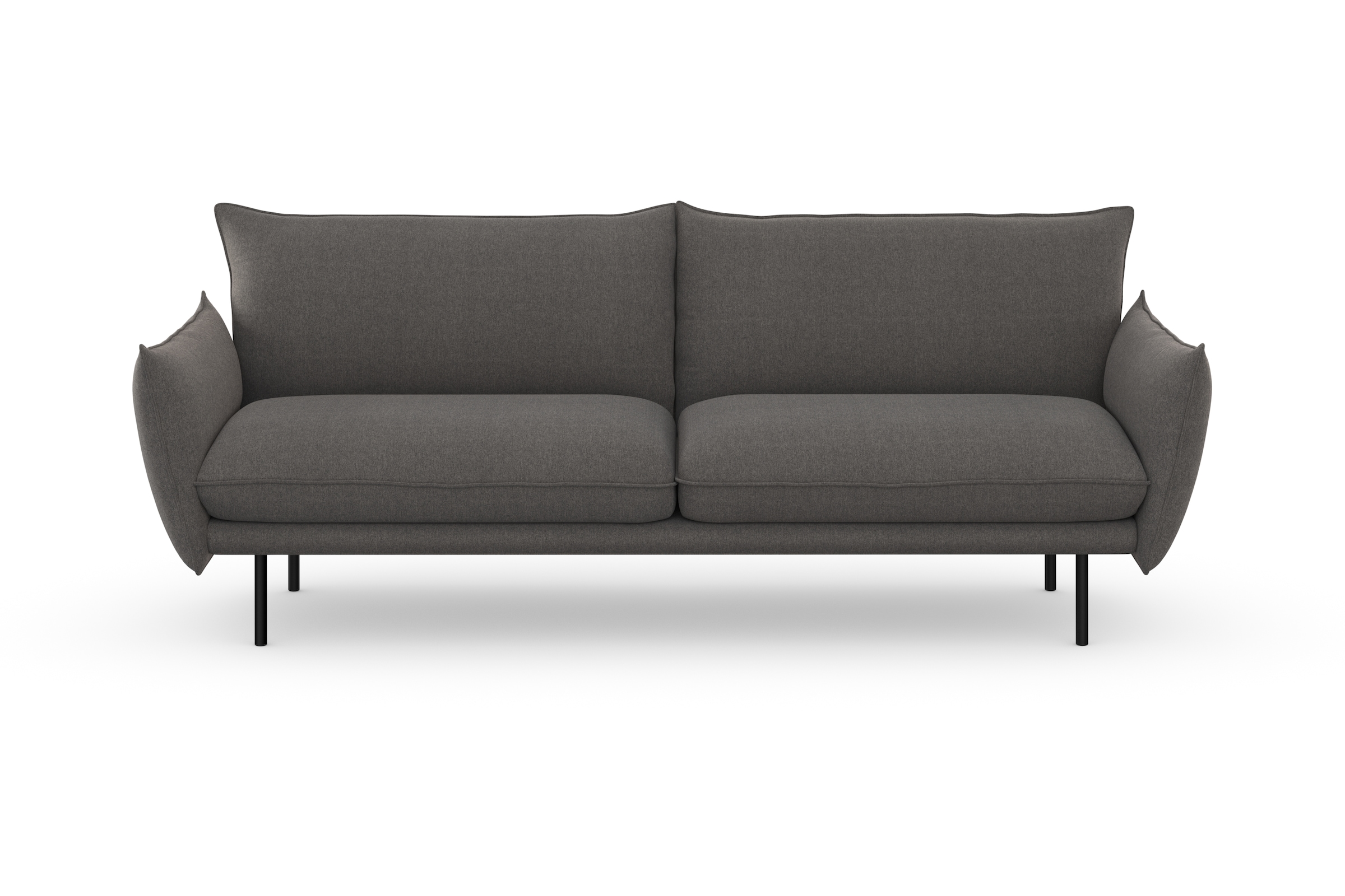 OTTO home 3-Sitzer "Stine" Besonderes Design durch Kissenoptik und Keder