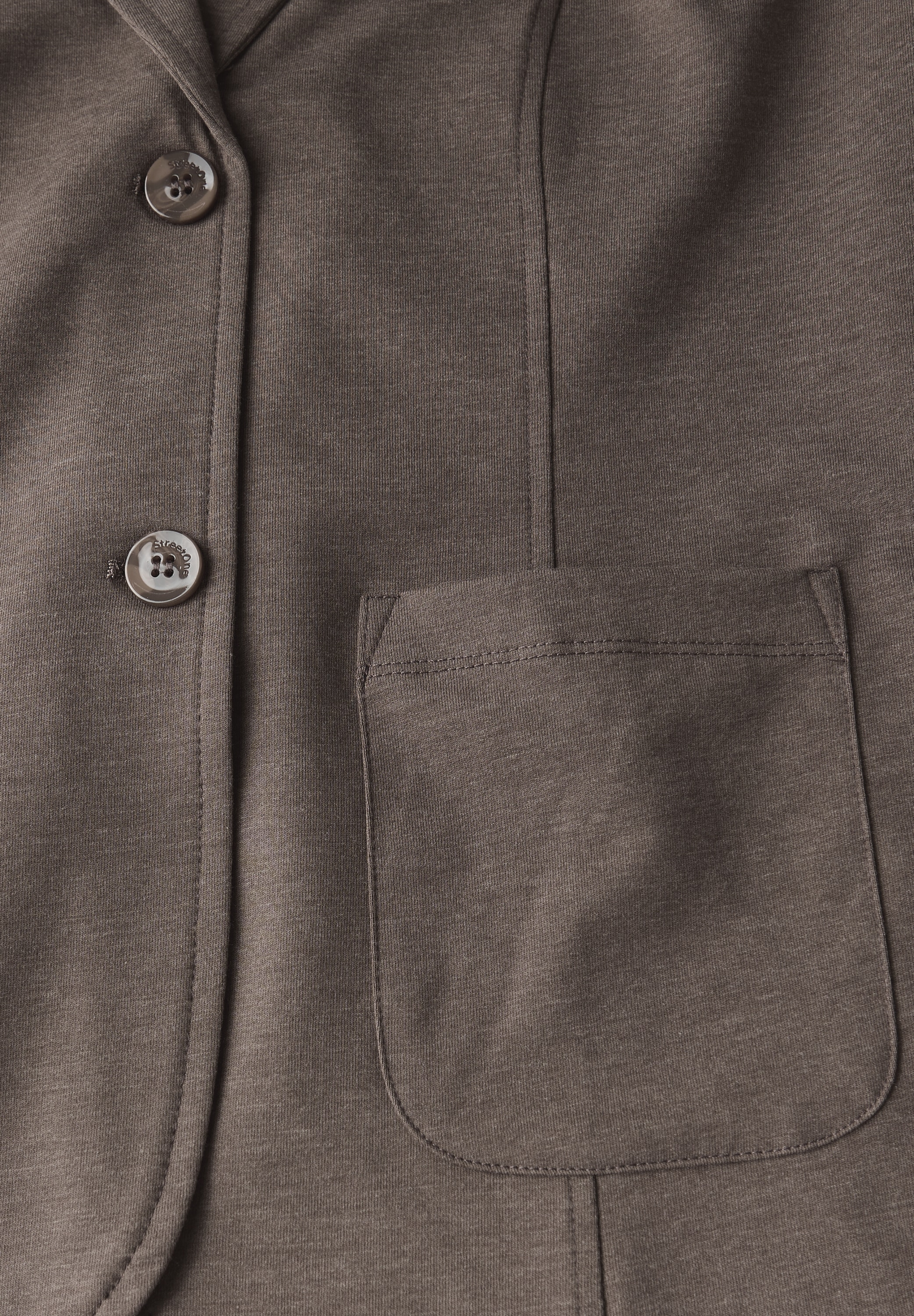 STREET ONE Kurzblazer, aus Baumwolle mit Stretchanteil