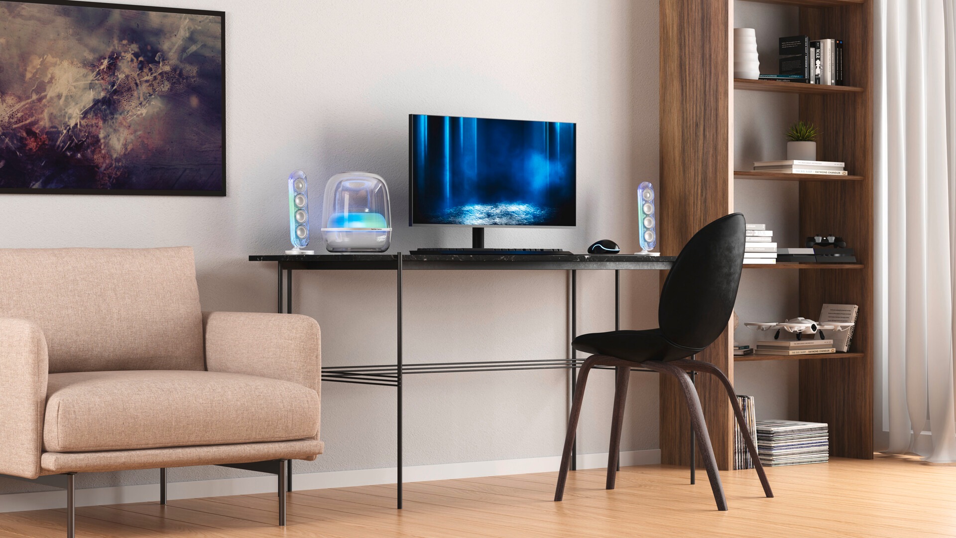 Harman/Kardon 2.1 Soundsystem »Soundsticks 5 Wi-Fi Edition« 2.1 (Bluetooth | WLAN ) 2.1 Kanal WLAN Lautsprecher