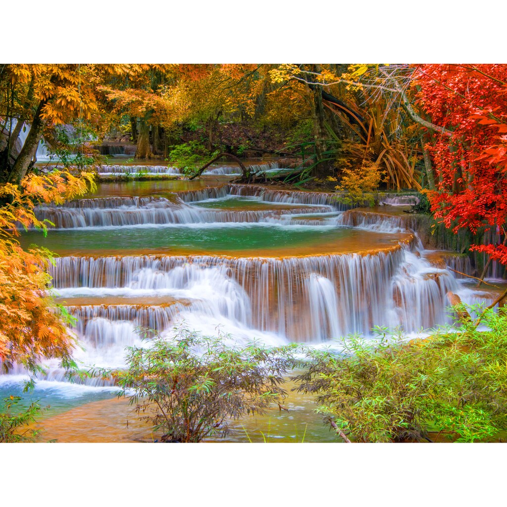 Papermoon Fototapete »Waterfall in Rain Forest«