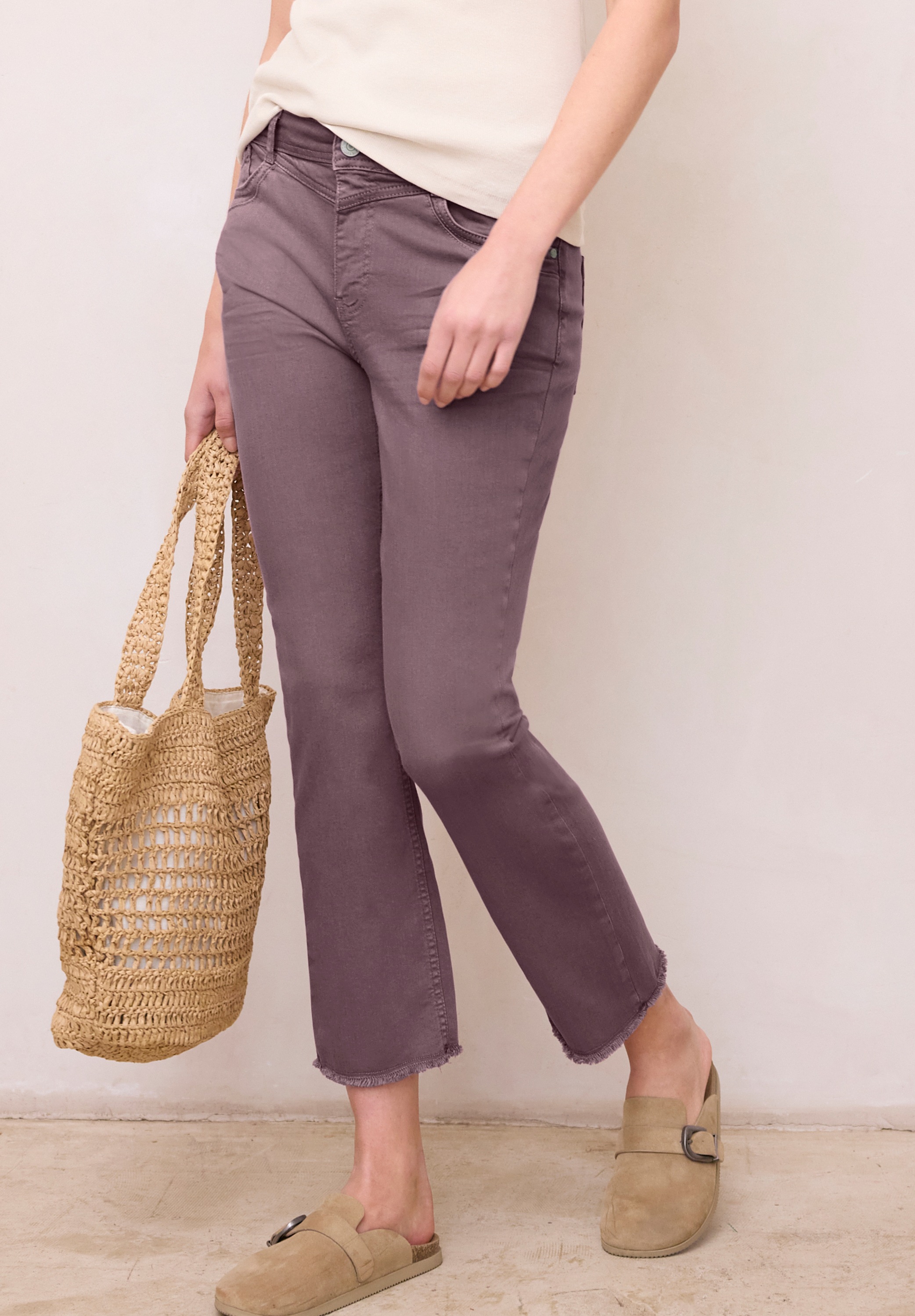 STREET ONE STUDIO Slim-fit-Jeans aus Baumwolle mit Stretchanteil