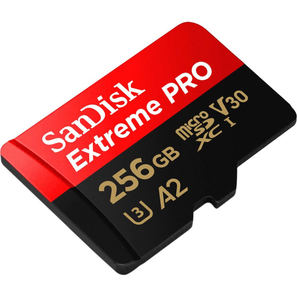 Sandisk Speicherkarte »Extreme PRO microSDXC™-UHS-I-KARTE«, (Video Speed Class 30 (V30)/UHS Speed Class 3 (U3) 200 MB/s Lesegeschwindigkeit)