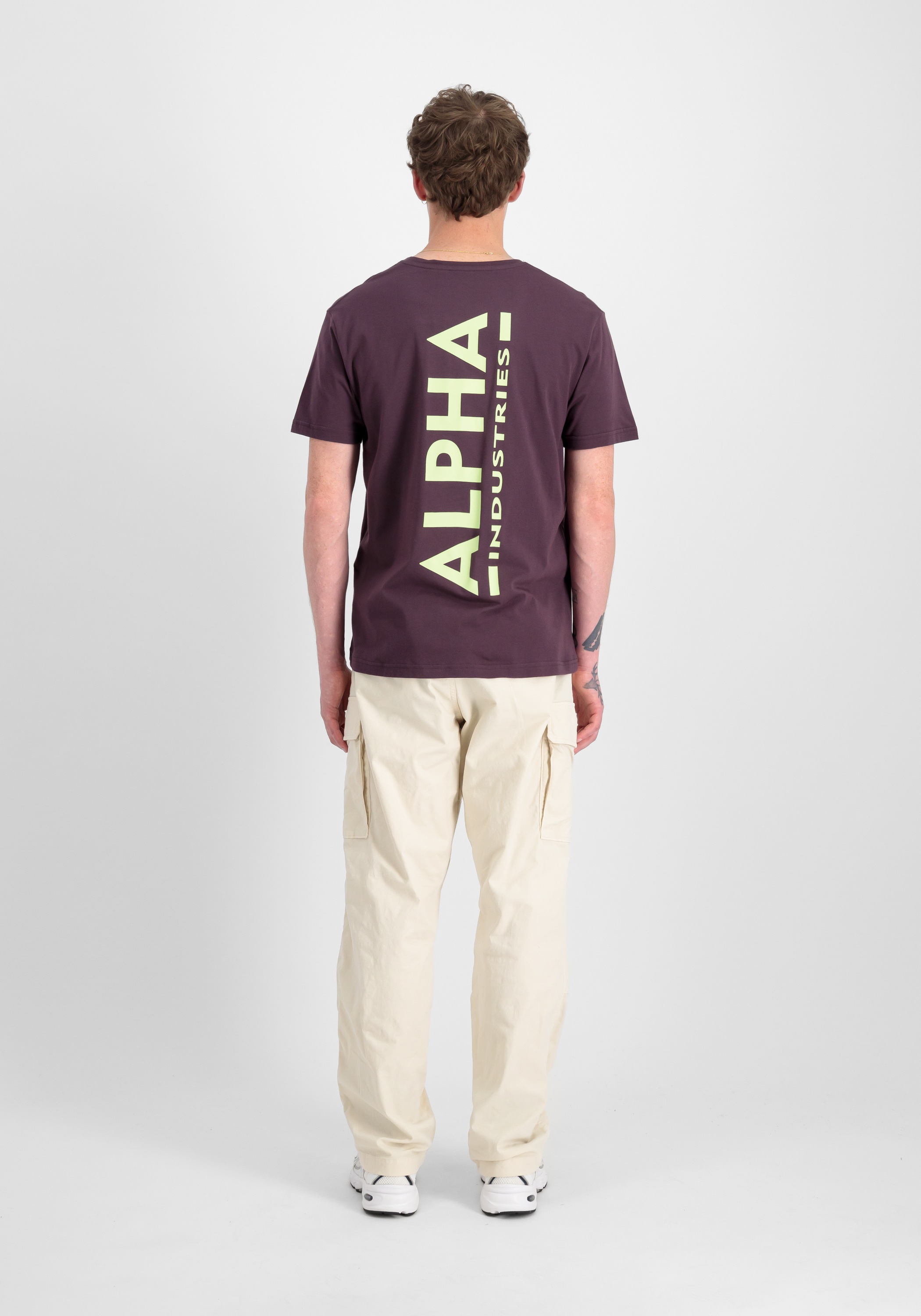 Alpha Industries T-Shirt »Alpha Industries Men - T-Shirts Backprint T«