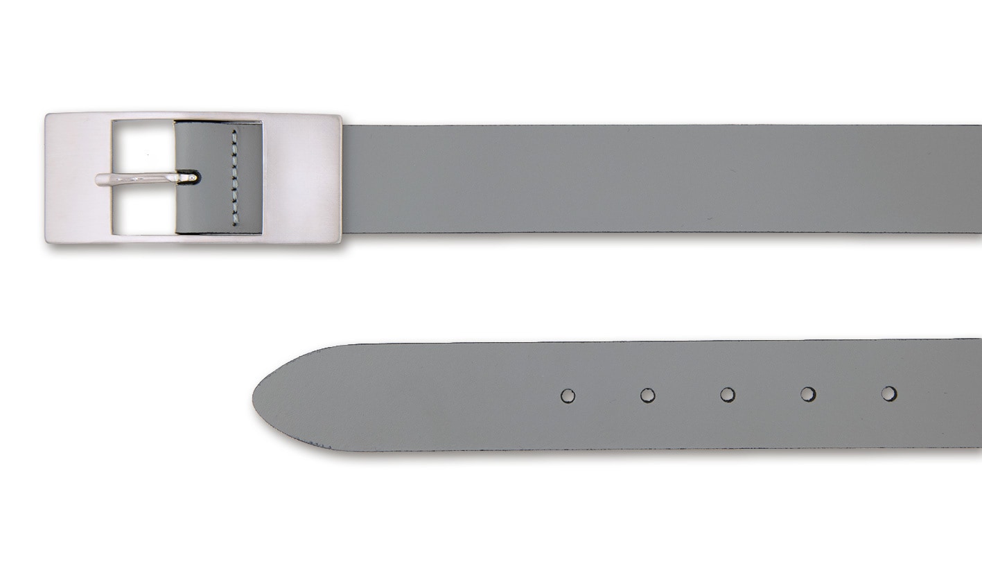 BERND GÖTZ »Ledergürtel mit flacher Rechteckschließe in matter Optik«