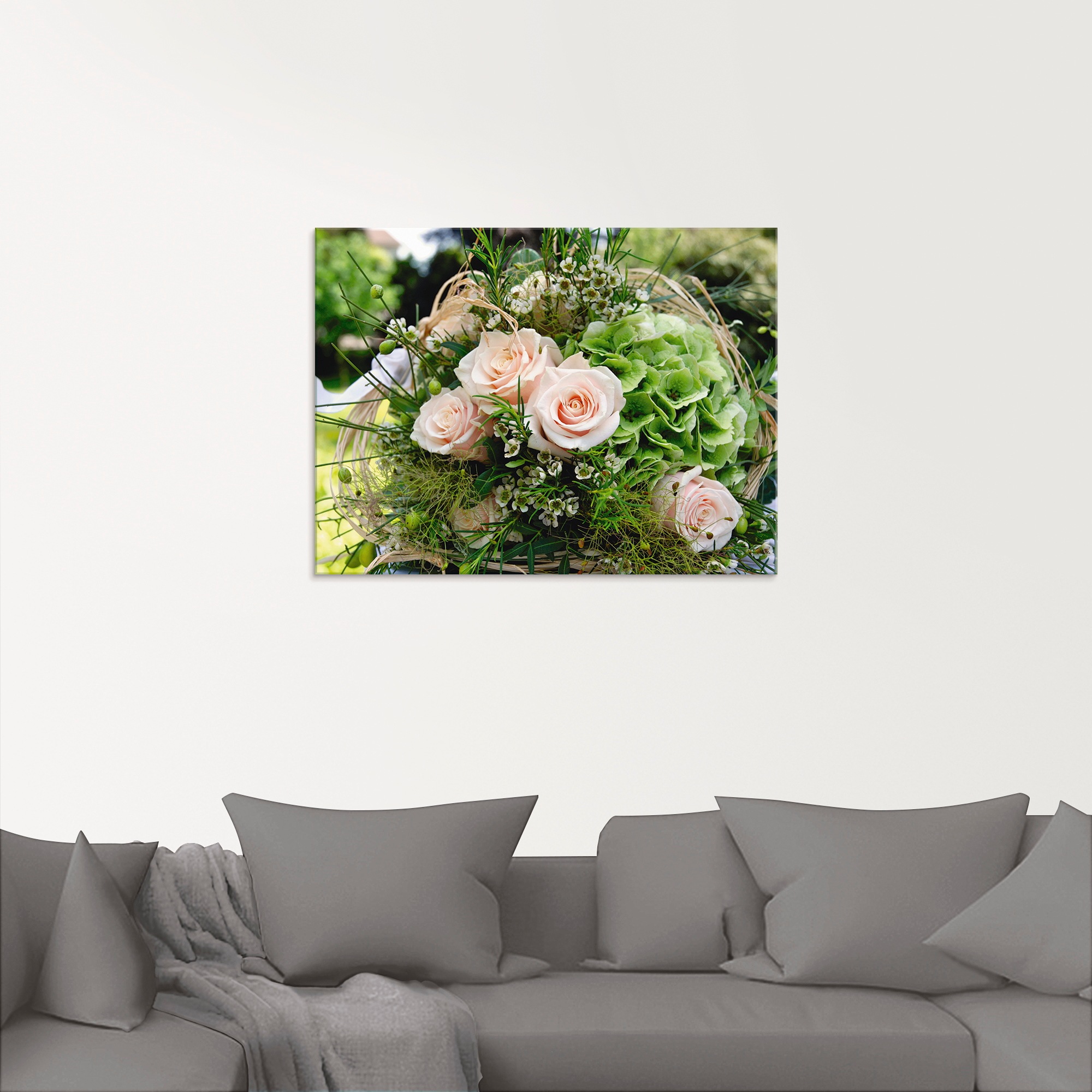 Artland Glasbild "Blumenstrauss" 1 Stk. tlg. in verschiedenen Größen günstig online kaufen