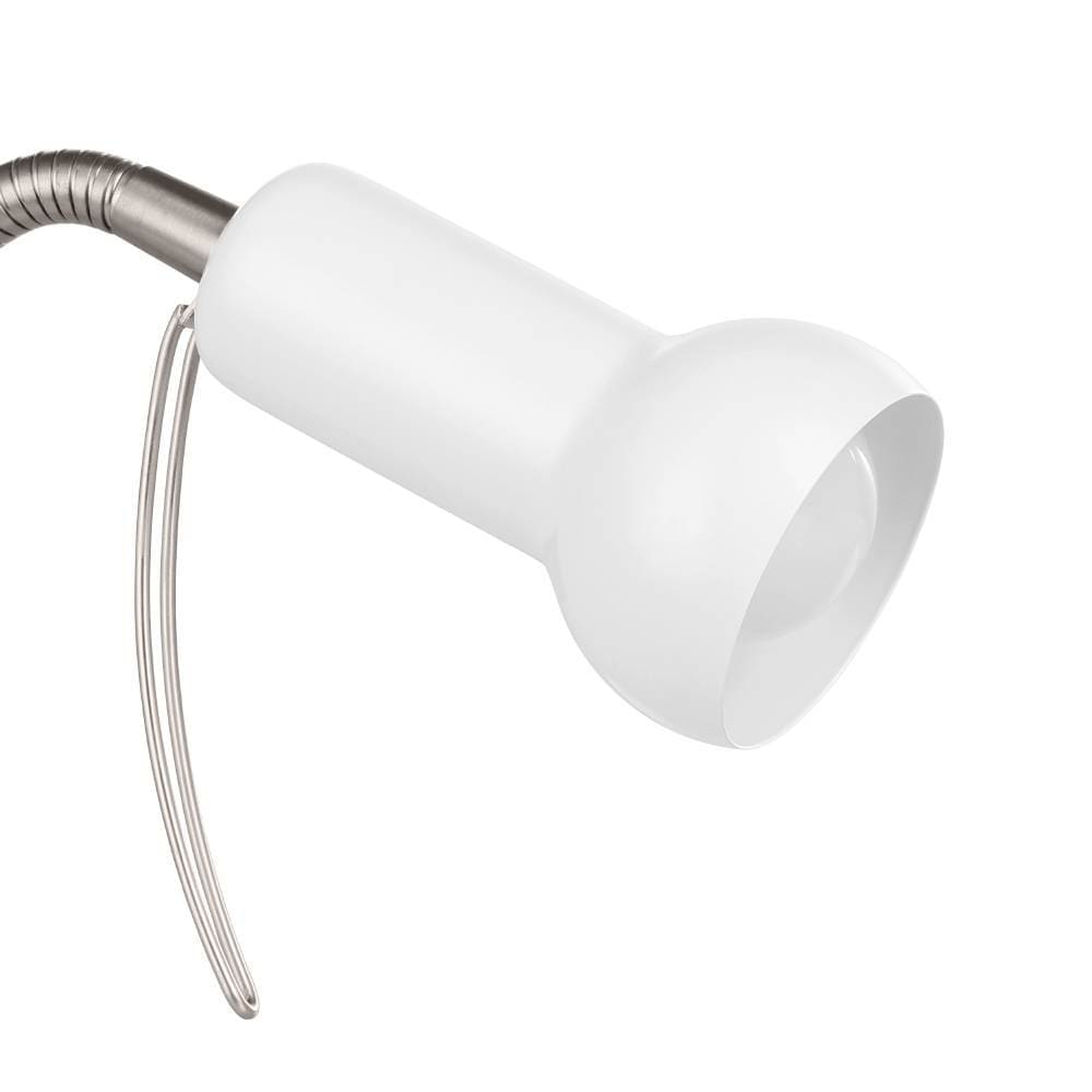EGLO Klemmleuchte »FABIO Klemmspot, exkl. Leuchtmittel E14, mit Klemme, Büro« E14 Klemmlampe, Leselampe, Schalter, flexibler Leuchtenhalts, Höhe: 30cm