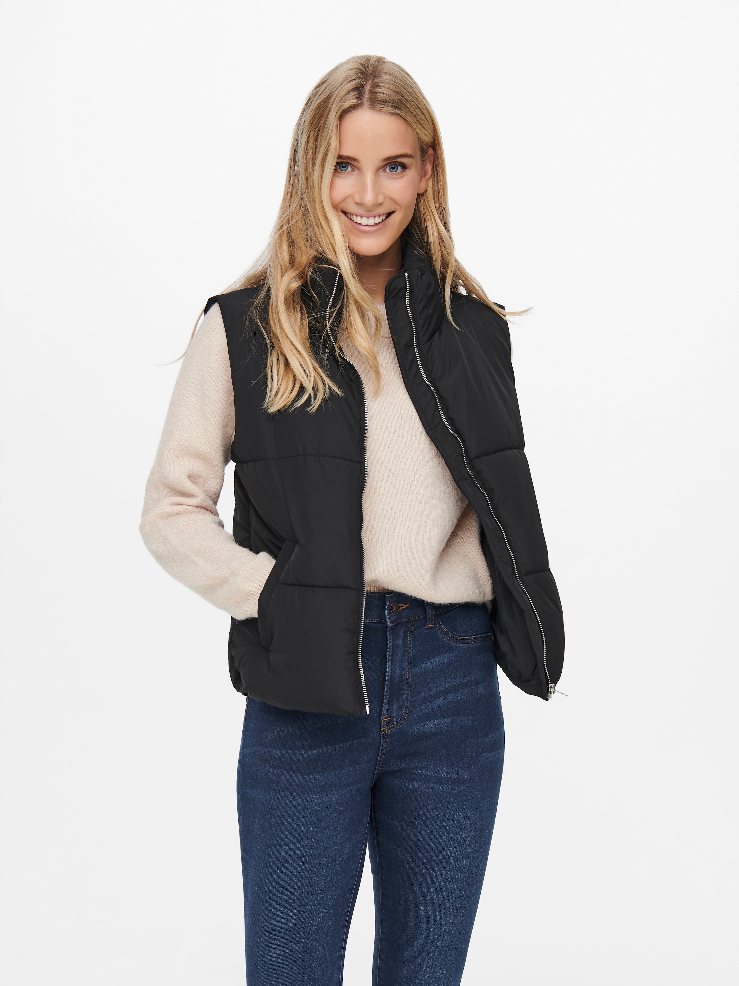 JDY Steppweste "JDYNEWERICA SHORT WAISTCOAT OTW NOOS" günstig online kaufen