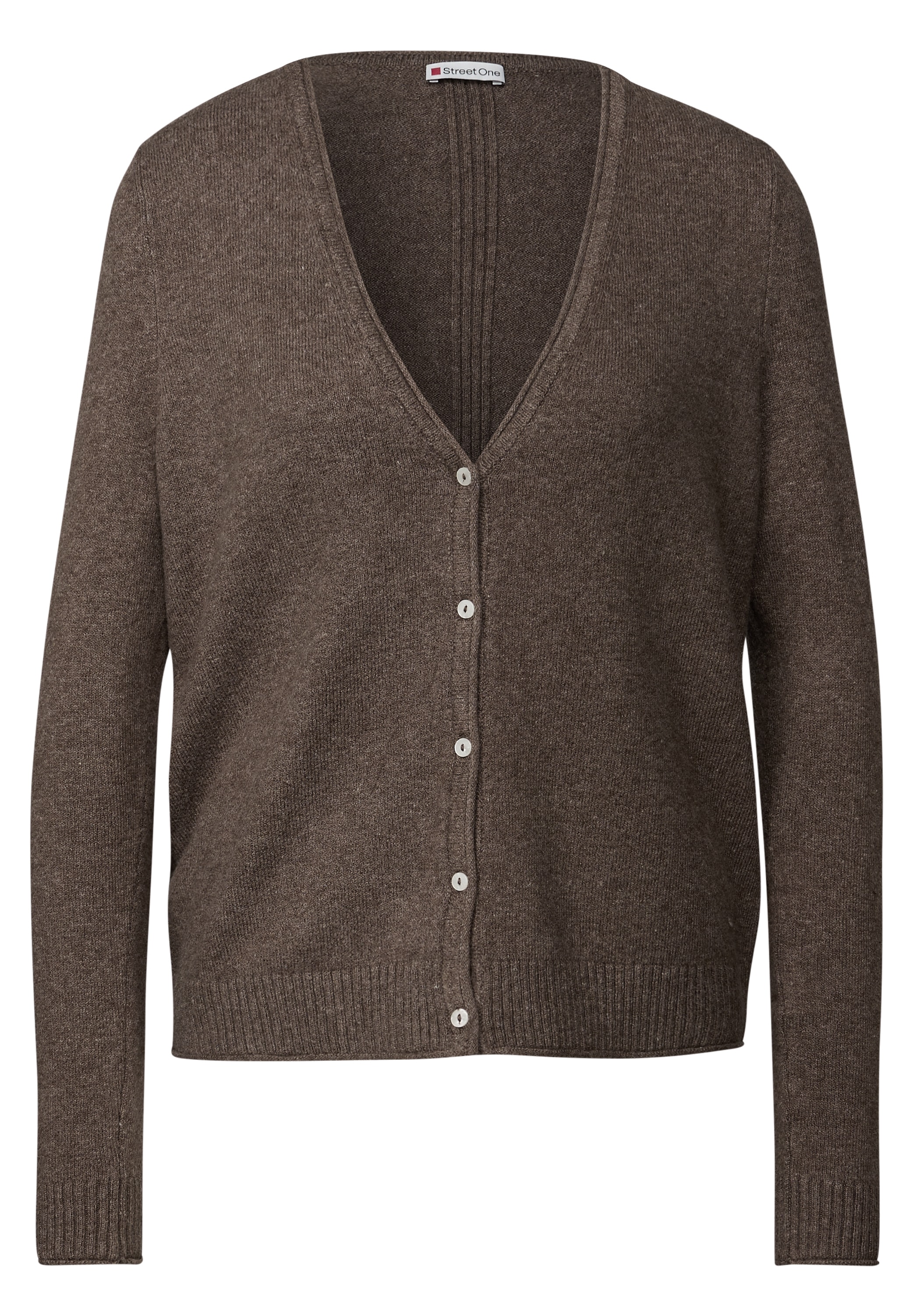 STREET ONE Cardigan, mit V-Ausschnitt