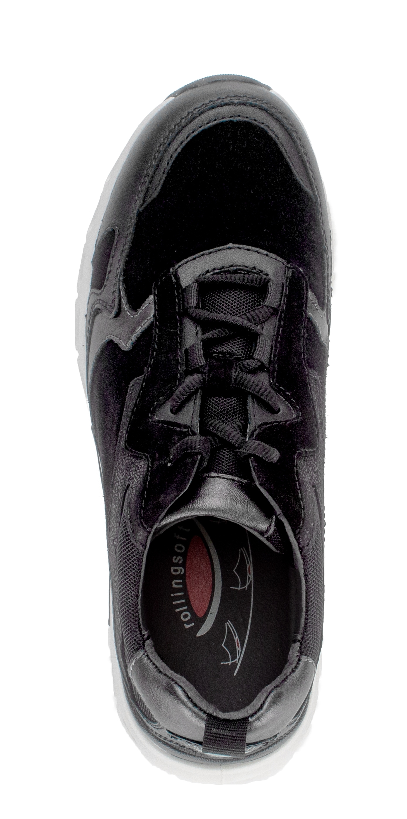 Gabor Rollingsoft Plateausneaker, mit gepolstertem Schaftrand