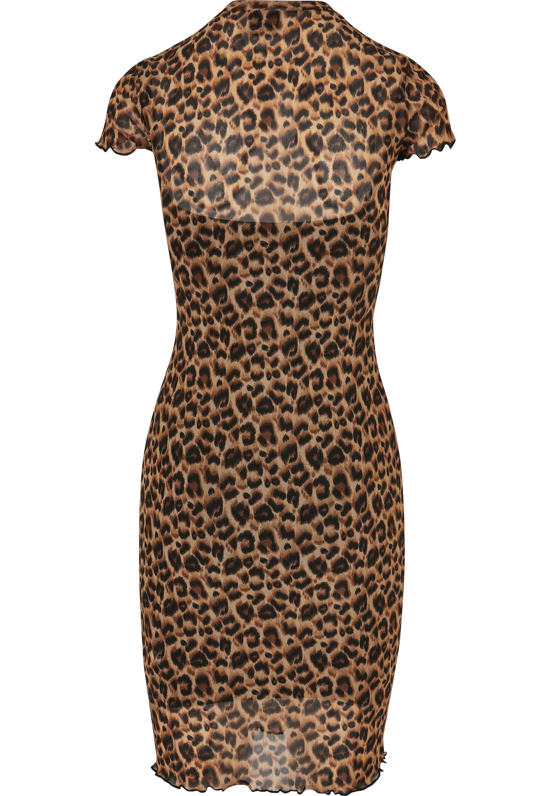 URBAN CLASSICS Shirtkleid »Urban Classics Damen Ladies Mesh Double Layer Dress« 1 Stk. tlg.