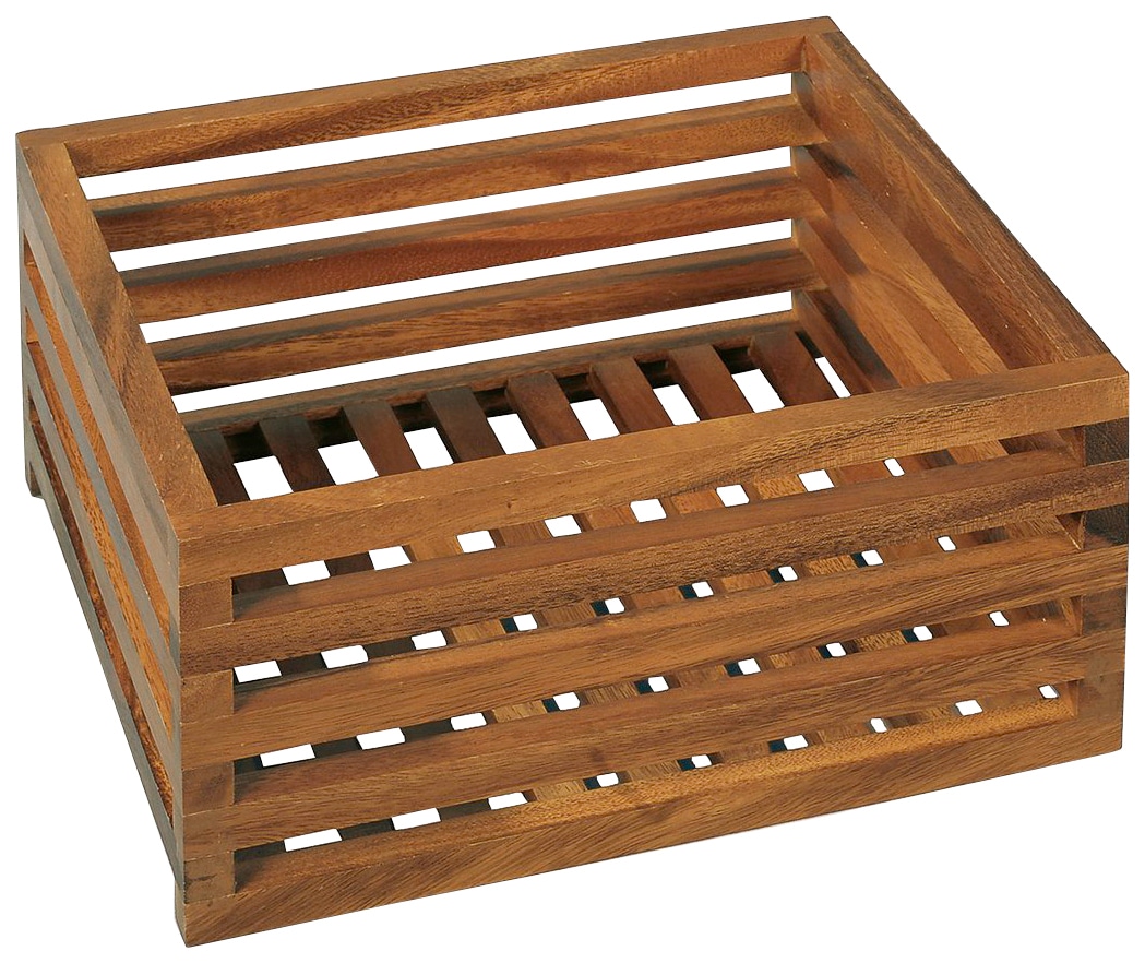 Möve Aufbewahrungsbox »ACACIA«, Gitterbox aus Akazienholz