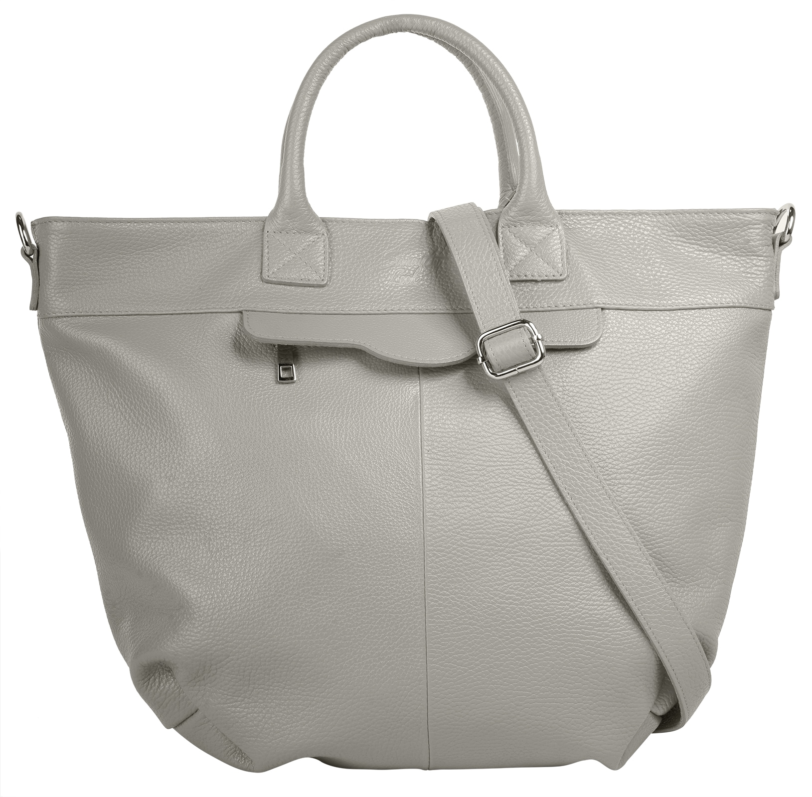 Samantha Look Henkeltasche, echt Leder, Made in Italy