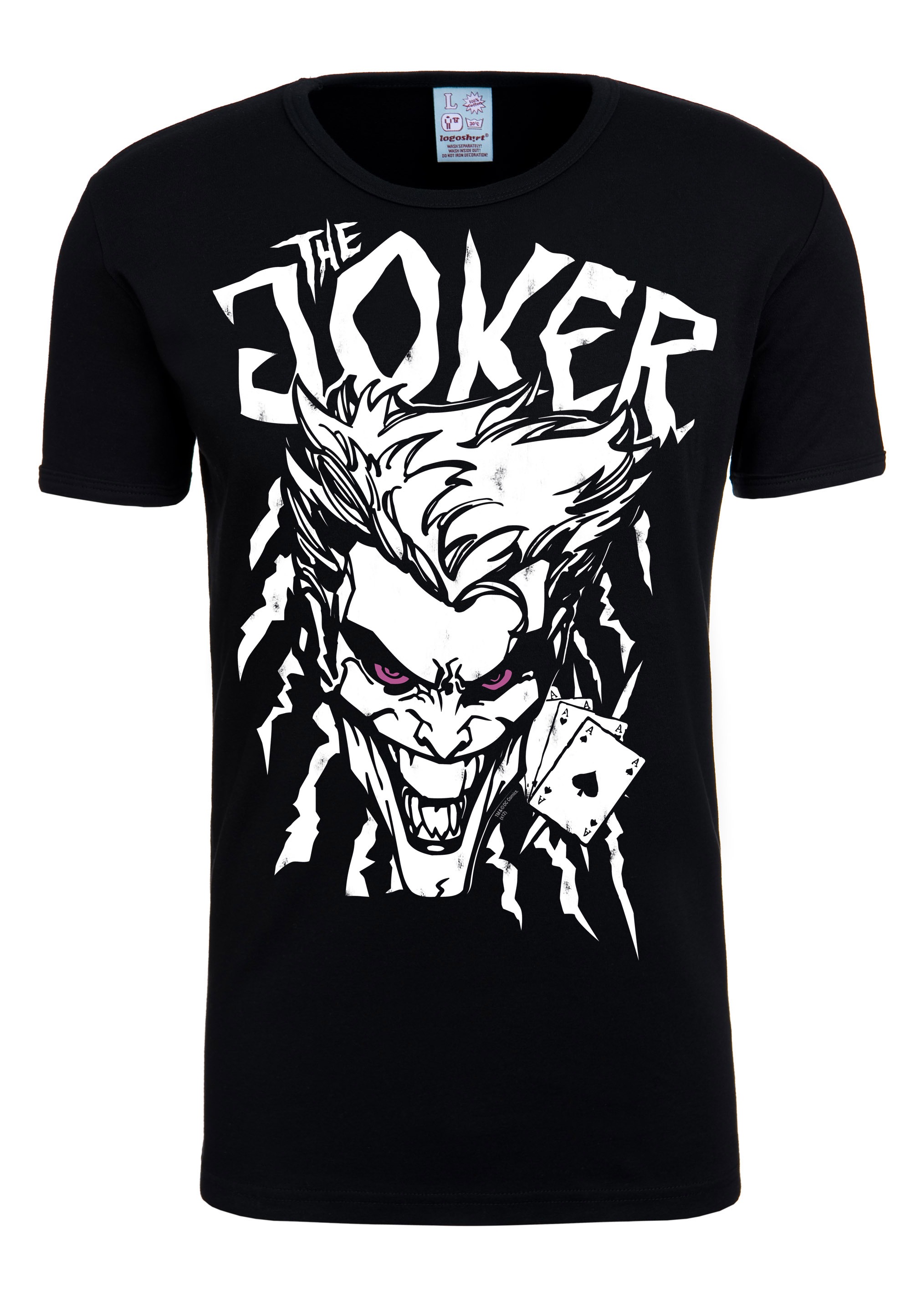 LOGOSHIRT T-Shirt »The Joker«, mit lizenziertem Originaldesign