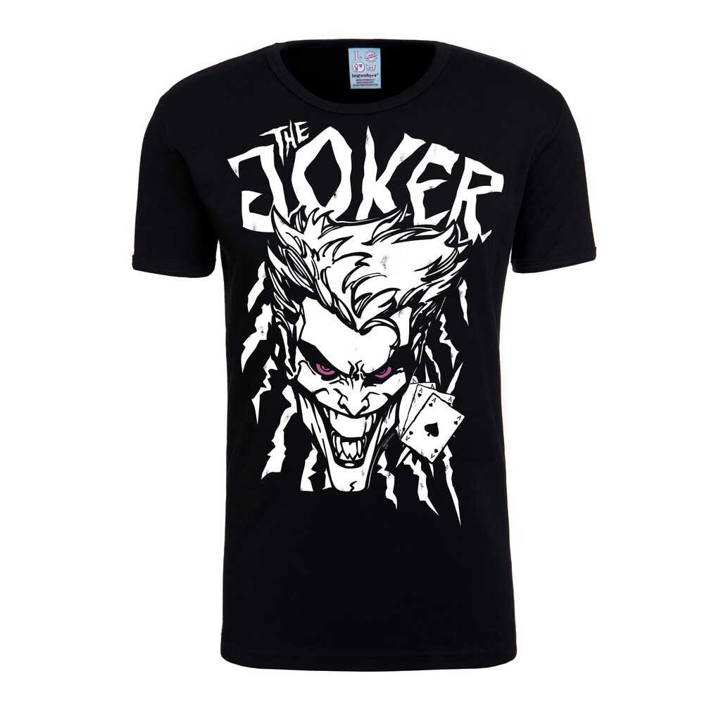 LOGOSHIRT T-Shirt »The Joker«, mit lizenziertem Originaldesign