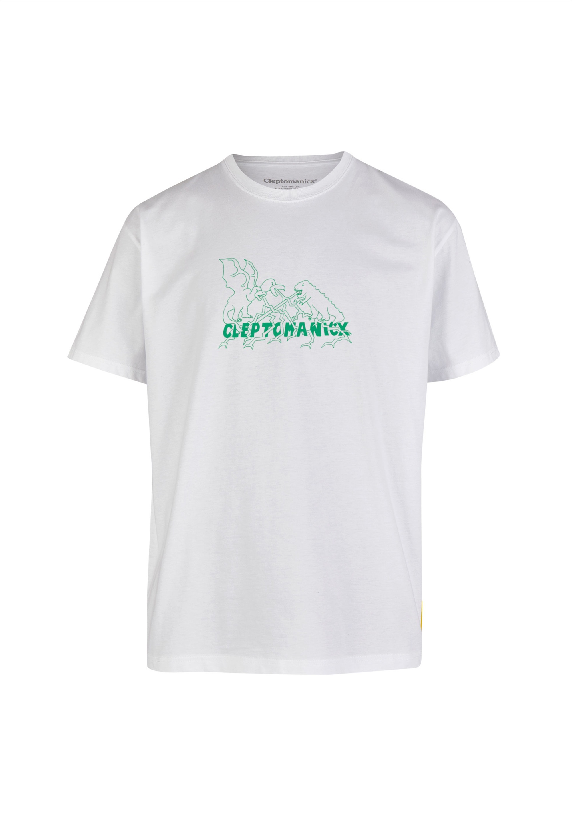 Cleptomanicx T-Shirt »Boxy Tee 50ties Movie Fight«, mit lockerem Schnitt