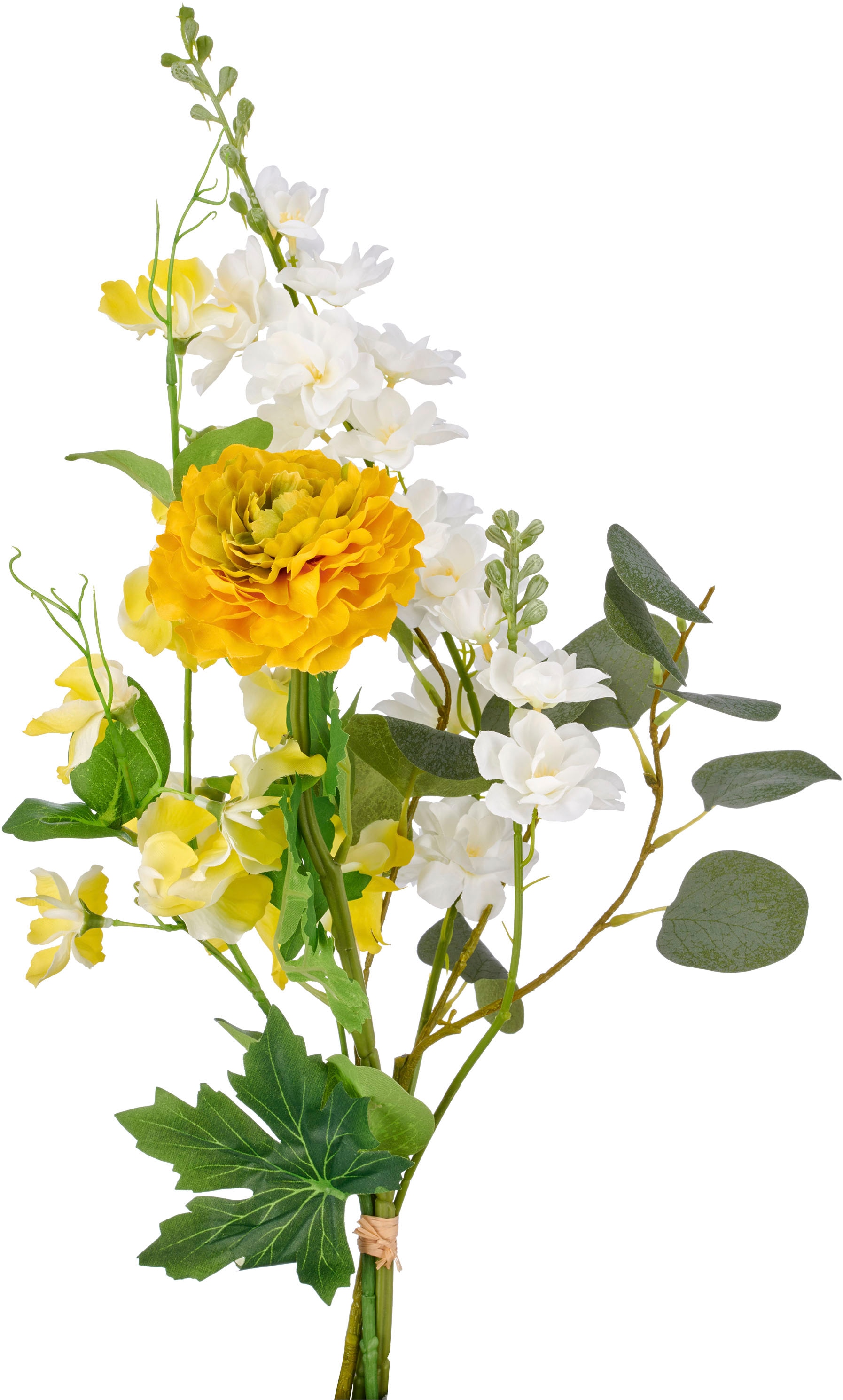 Creativ green Kunstblumenstrauß "Ritterspornstrauß" mit schönen Blüten