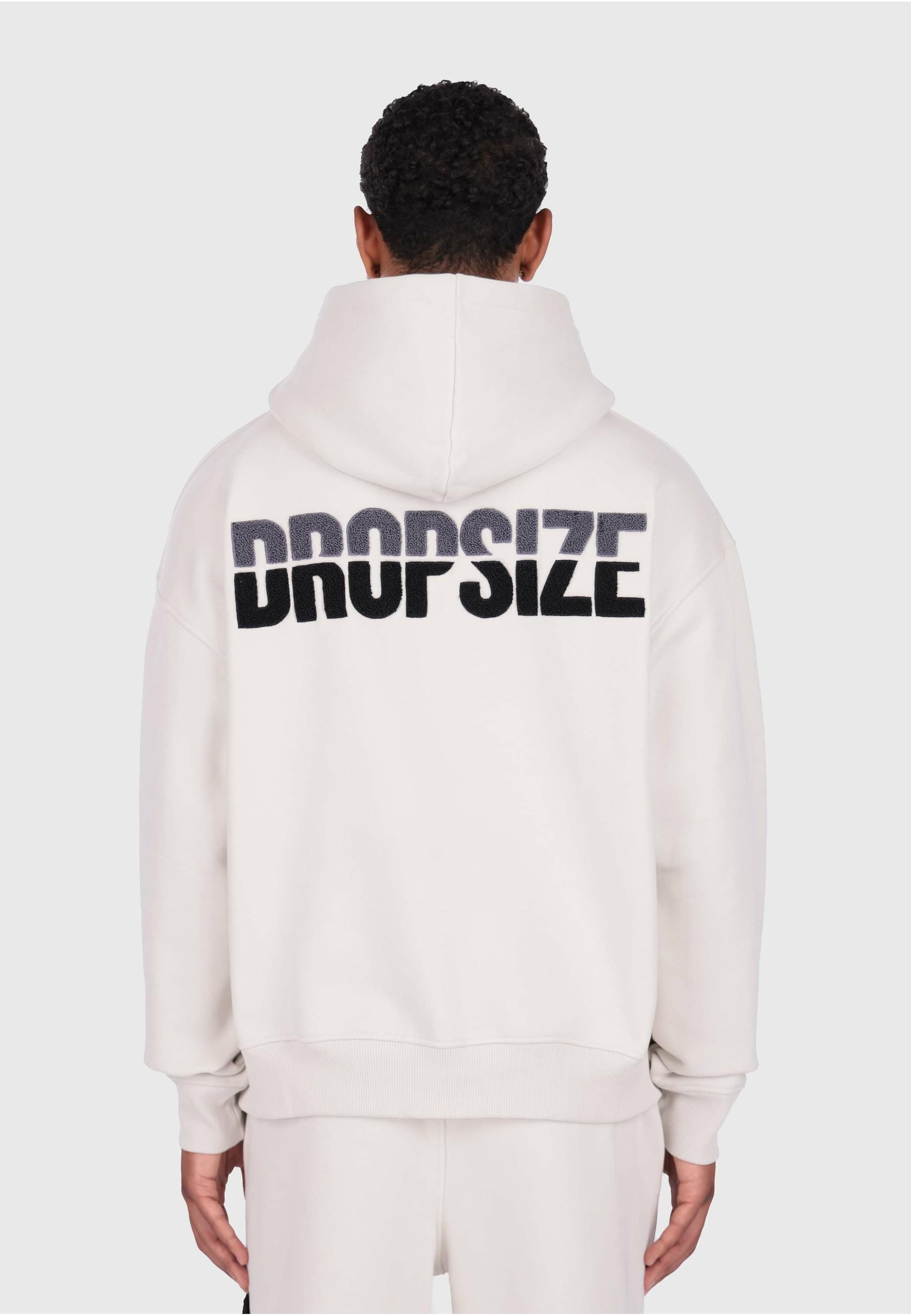 Dropsize Kapuzensweatshirt »Dropsize SPLIT FROTTEE EMBO HOODIE«, 1 Stk.
