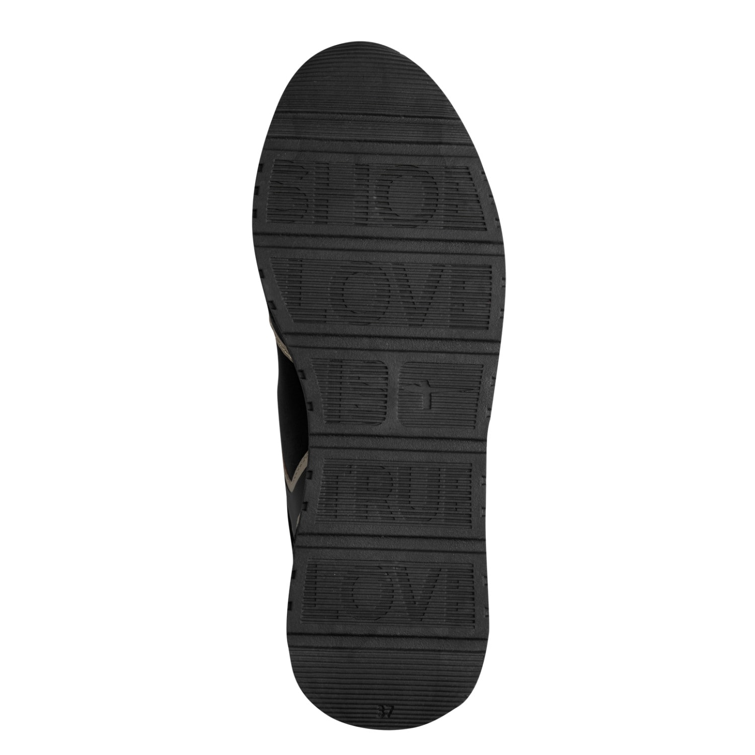 Tamaris Plateausneaker  Freizeitschuh, Halbschuh, Schnürer mit Kontrastbesätzen und Ziernähten