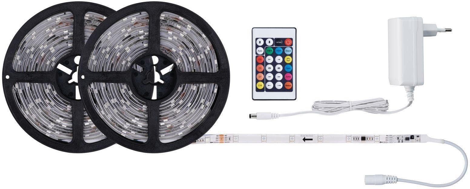 Paulmann LED-Streifen »FN SimpLED Strip Set 10m Motion RGB«, 17W, 230/12V, DC, Weiß Kunststoff