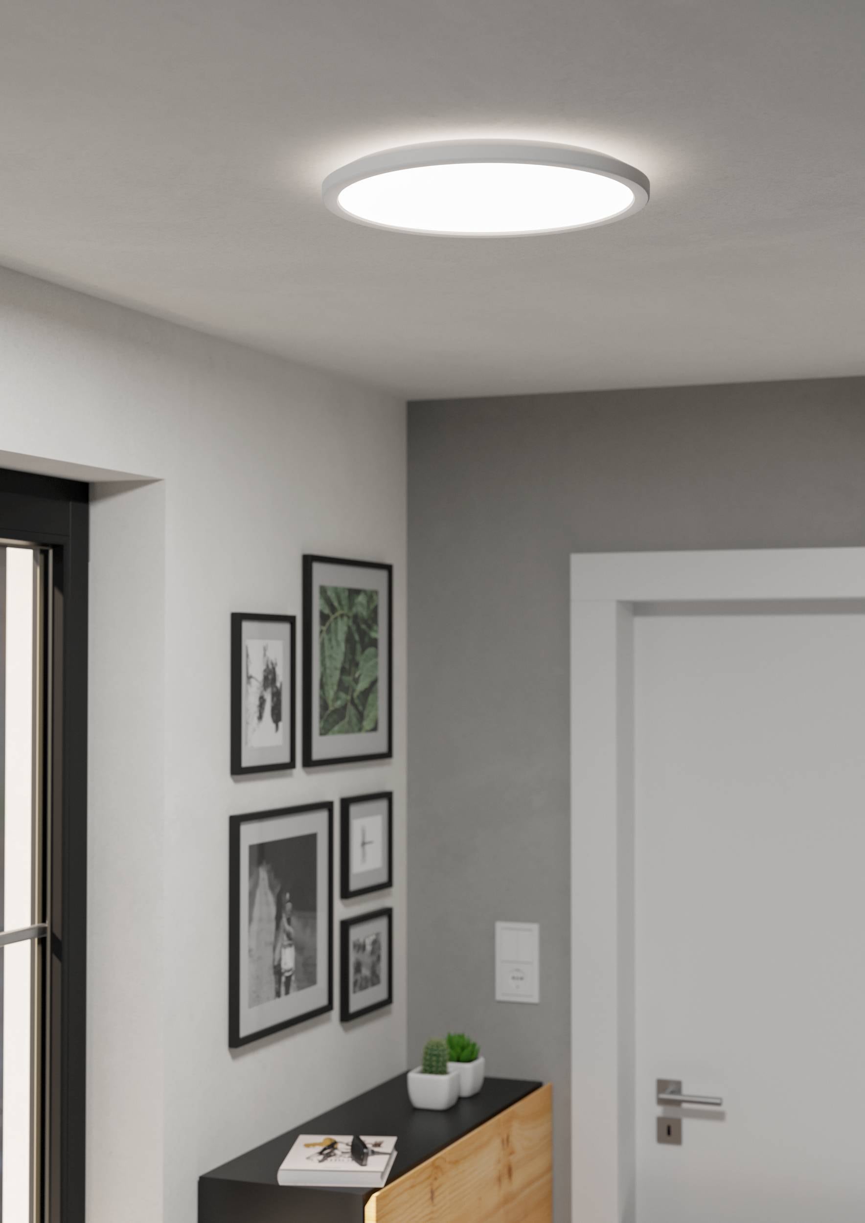 EGLO Deckenleuchte »Rovito-R Deckenlampe, Deckenbeleuchtung, Badlampe, Kunststoff, IP44« LED-Modul 1 Stk. Kaltweiß | Neutralweiß | Warmweiß