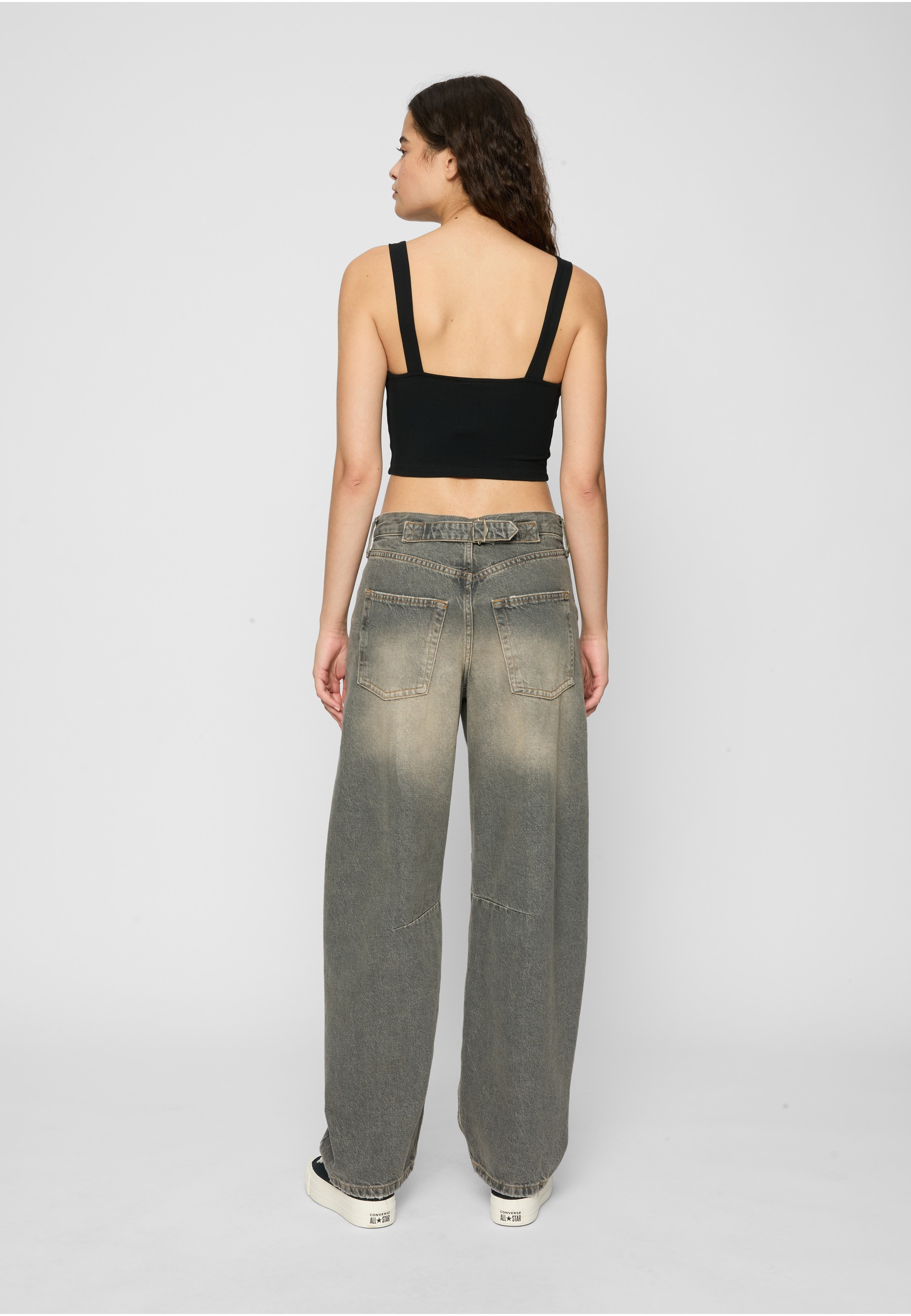 URBAN CLASSICS T-Shirt »Urban Classics Damen Ladies Cropped Top 2-Pack« 1 Stk.