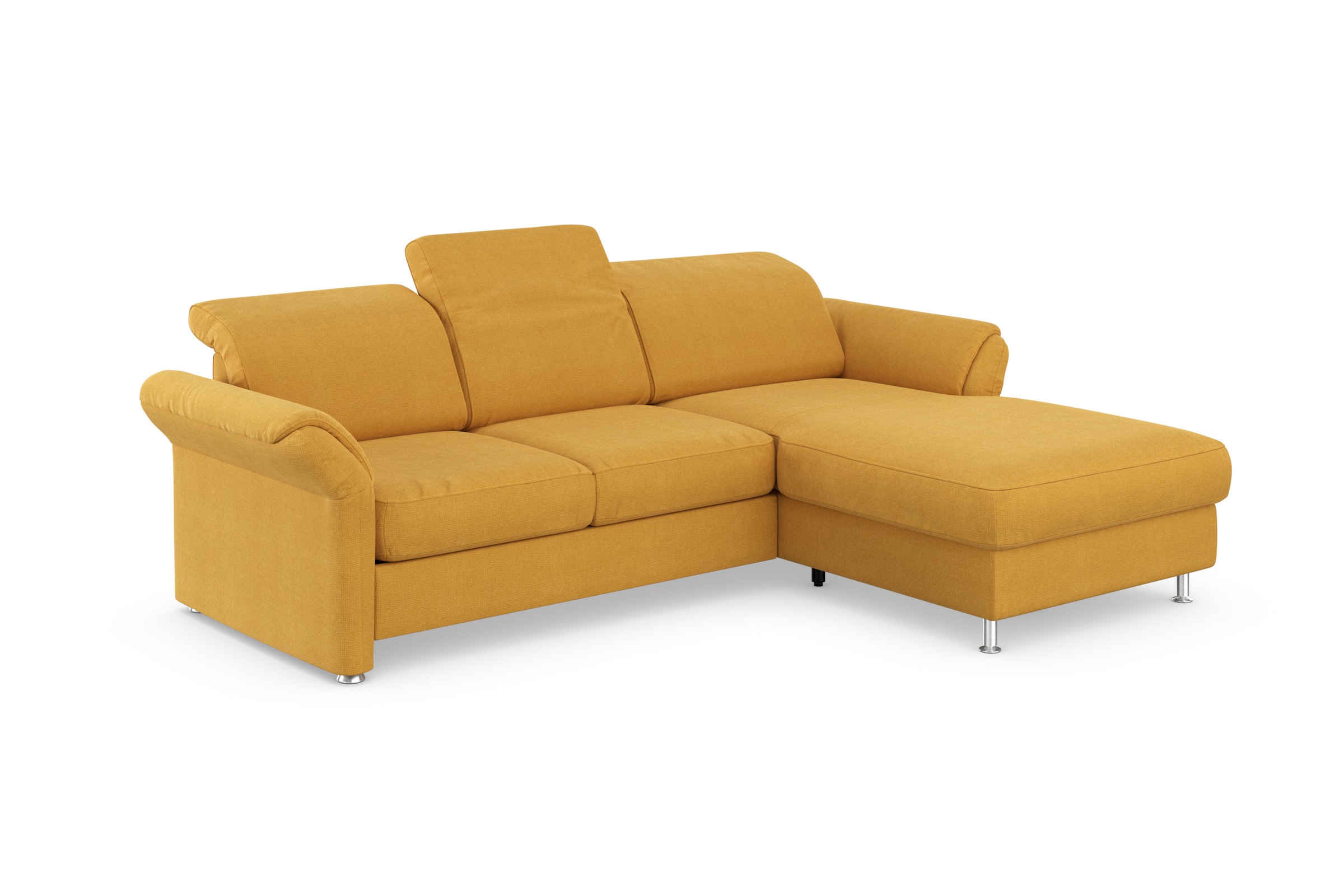 sit&more Ecksofa »Apulia L-Form«, wahlweise Bettfunktion, Bettkasten und Kopf- und Armteilverstellung