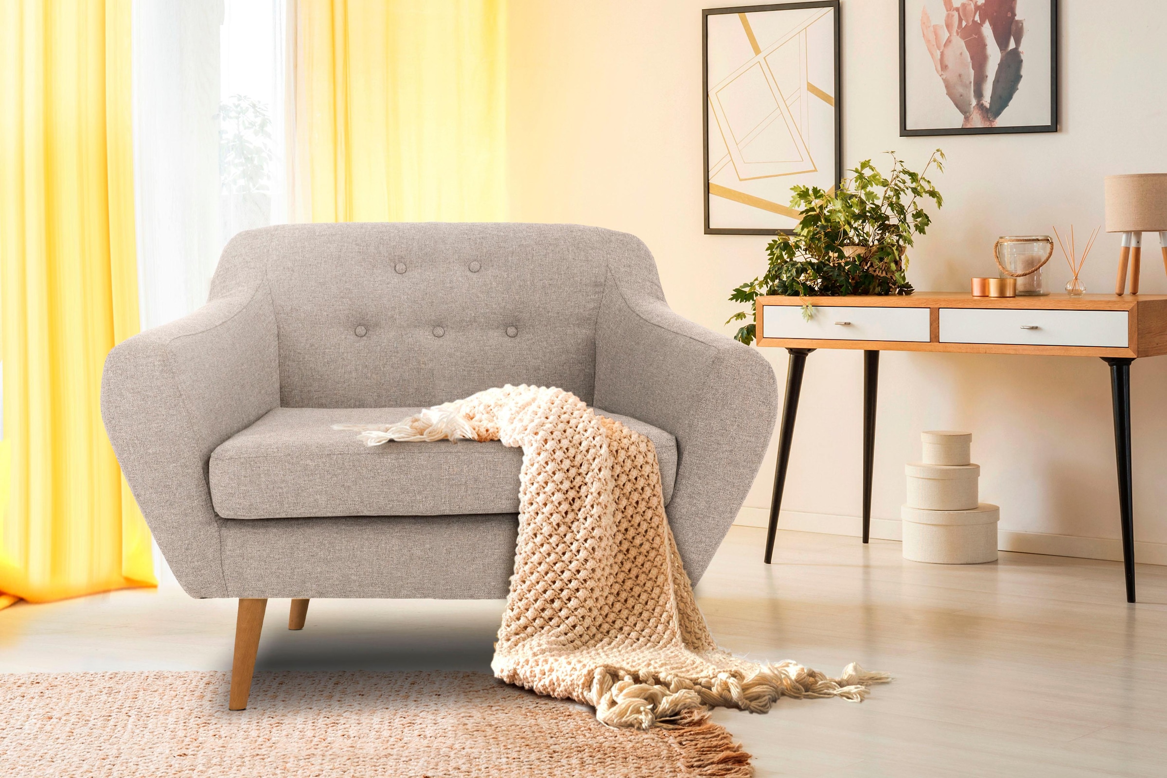 andas Sessel "Renne" beige günstig online kaufen