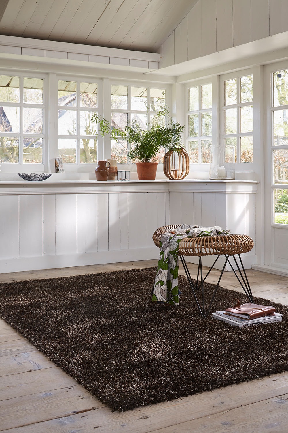 Esprit Hochflor-Teppich »Cosy Glamour 2.0«, rechteckig, 40 mm Höhe, Langflor, Shaggy, Wohnzimmer