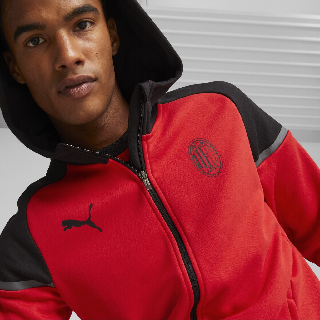 PUMA Sweatjacke »AC Milan Football Casuals Kapuzenjacke Herren«