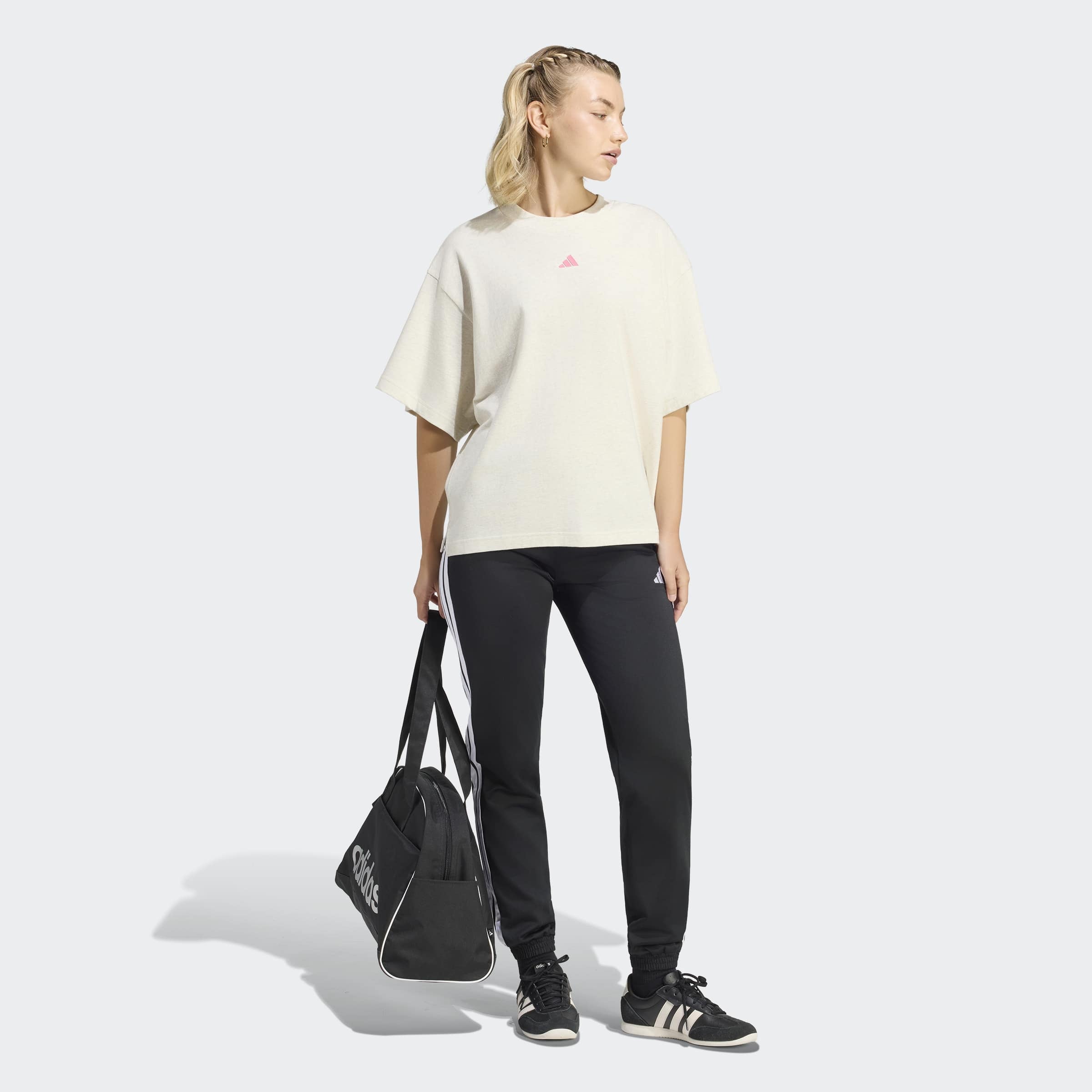 adidas Sportswear T-Shirt »W 3SS GFX TEE2« Print T-Shirt, locker geschnitten