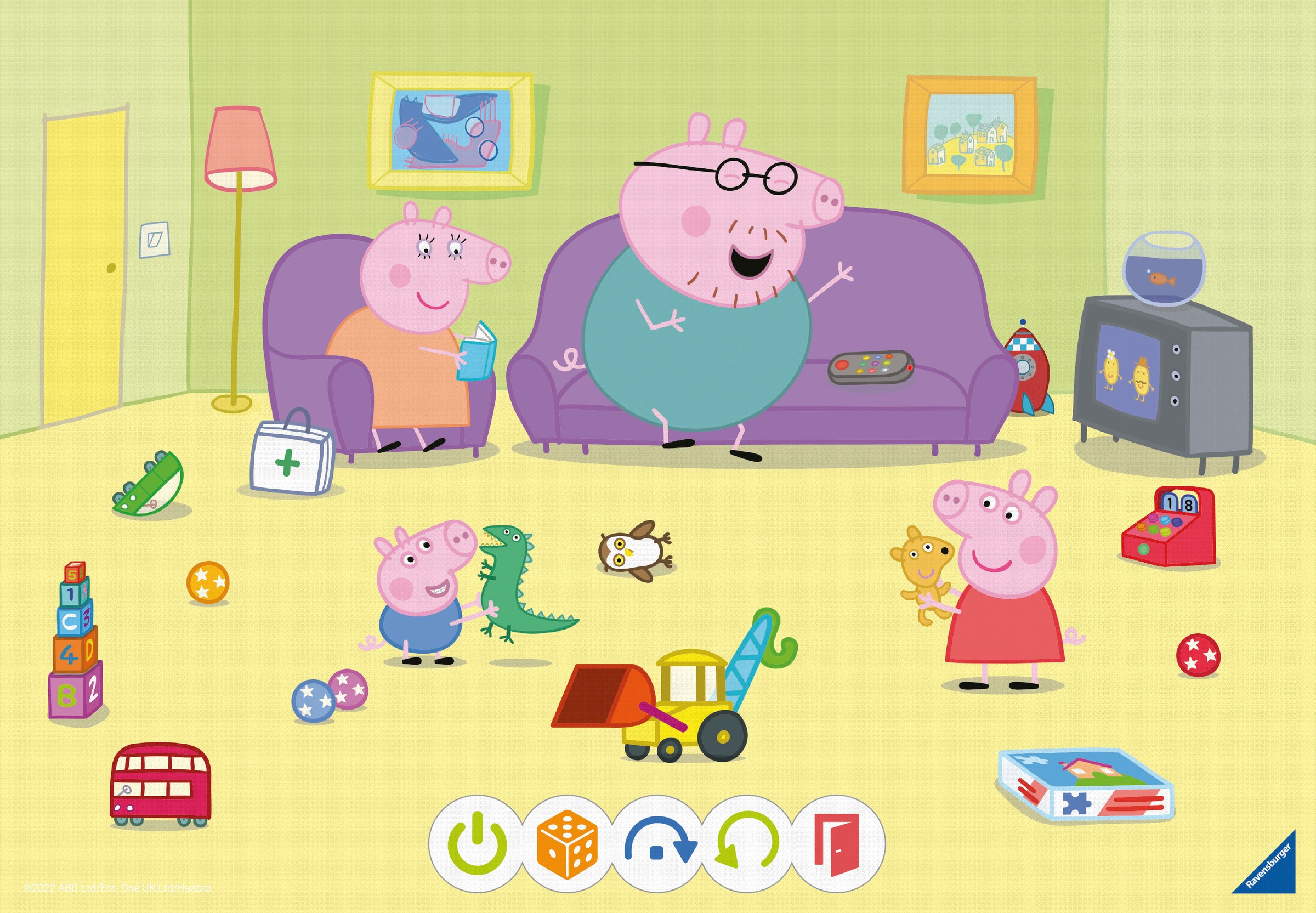 Ravensburger Puzzle »tiptoi® Puzzle für kleine Entdecker: Peppa Pig«, (2 x 24 Teile) Made in Europe
